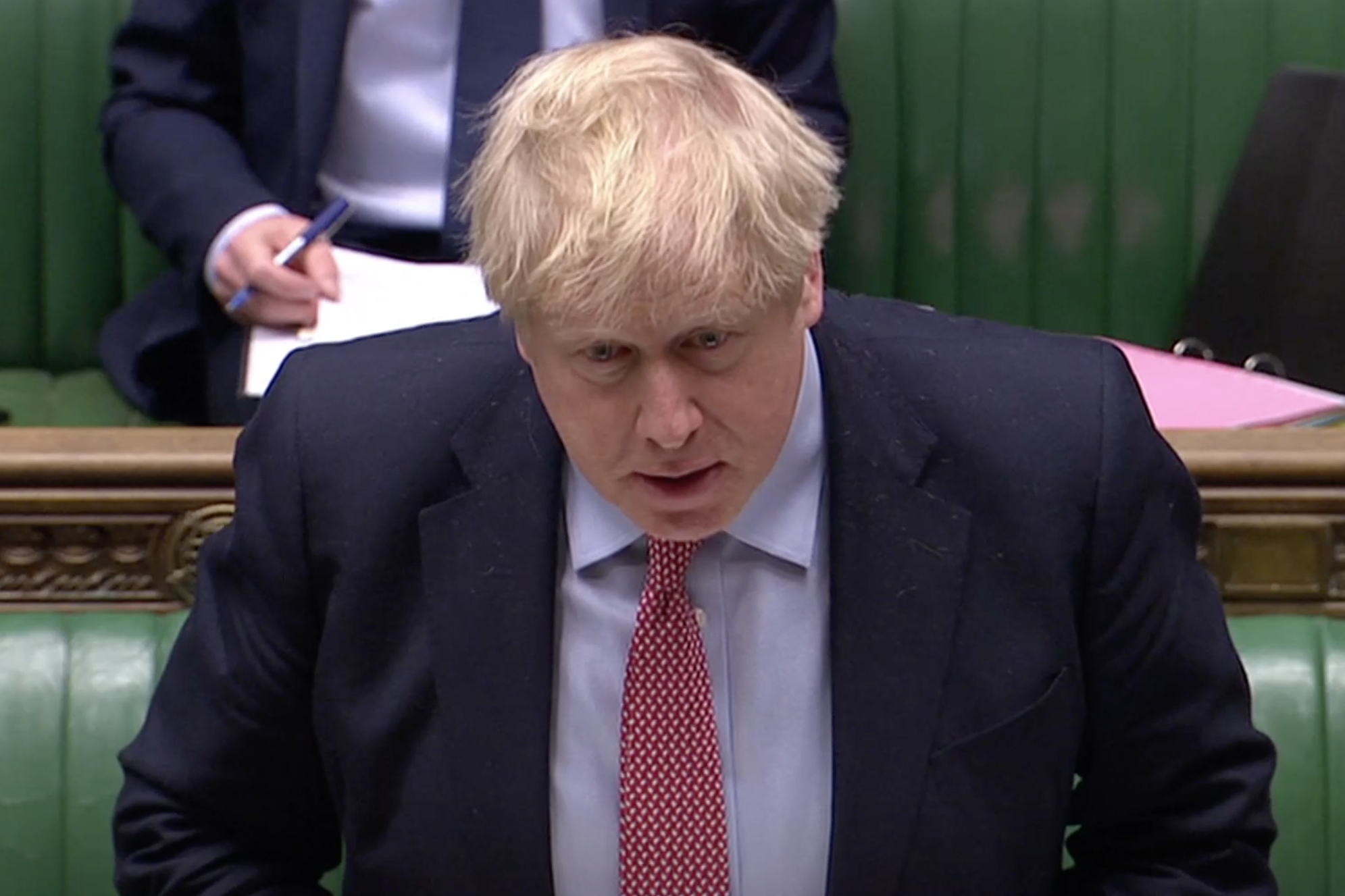 Boris Johnson was asked about medical equipment shortages at PMQs