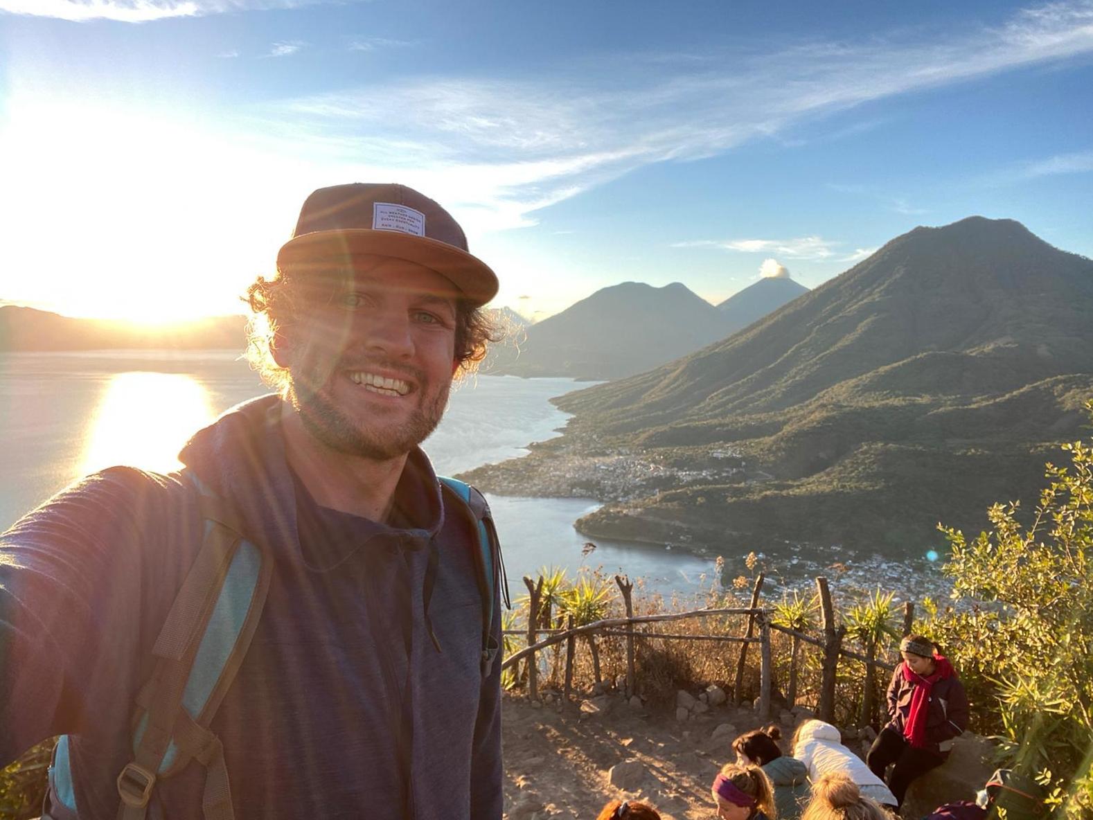 Tim Kikke, stuck in Guatemala with three friends after the country closed its borders