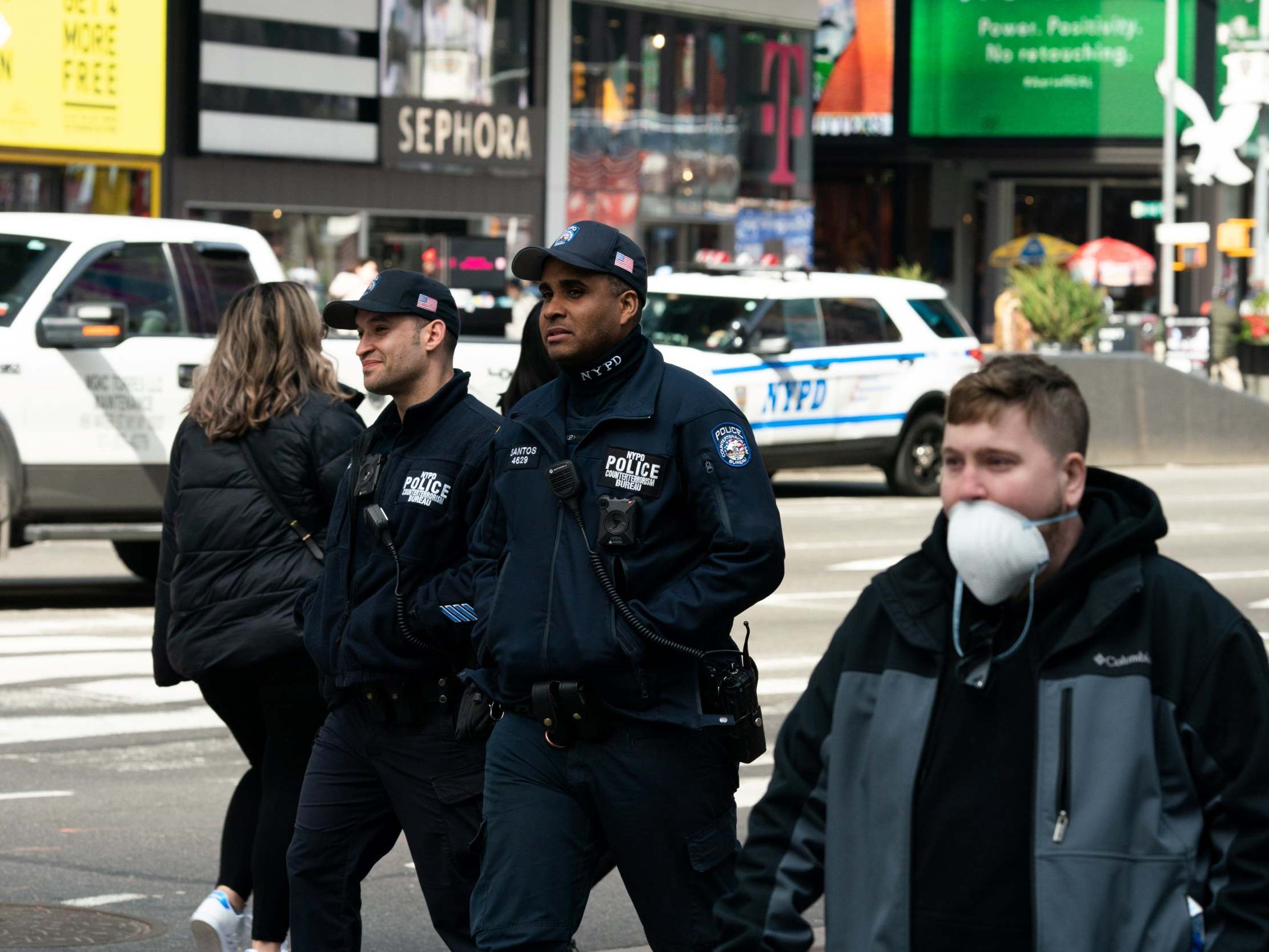 NYPD officers say they have inadequate protection amid the coronavirus pandemic (Reuters)