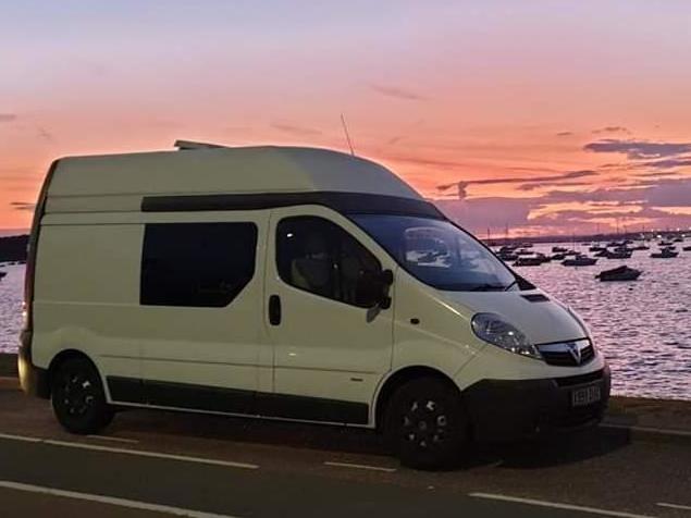 Danny has been living in a campervan to help protect his family against coronavirus