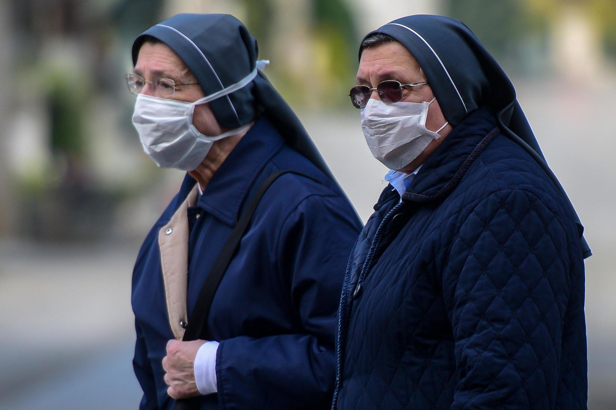 Nun shares her tips for social distancing (Getty)