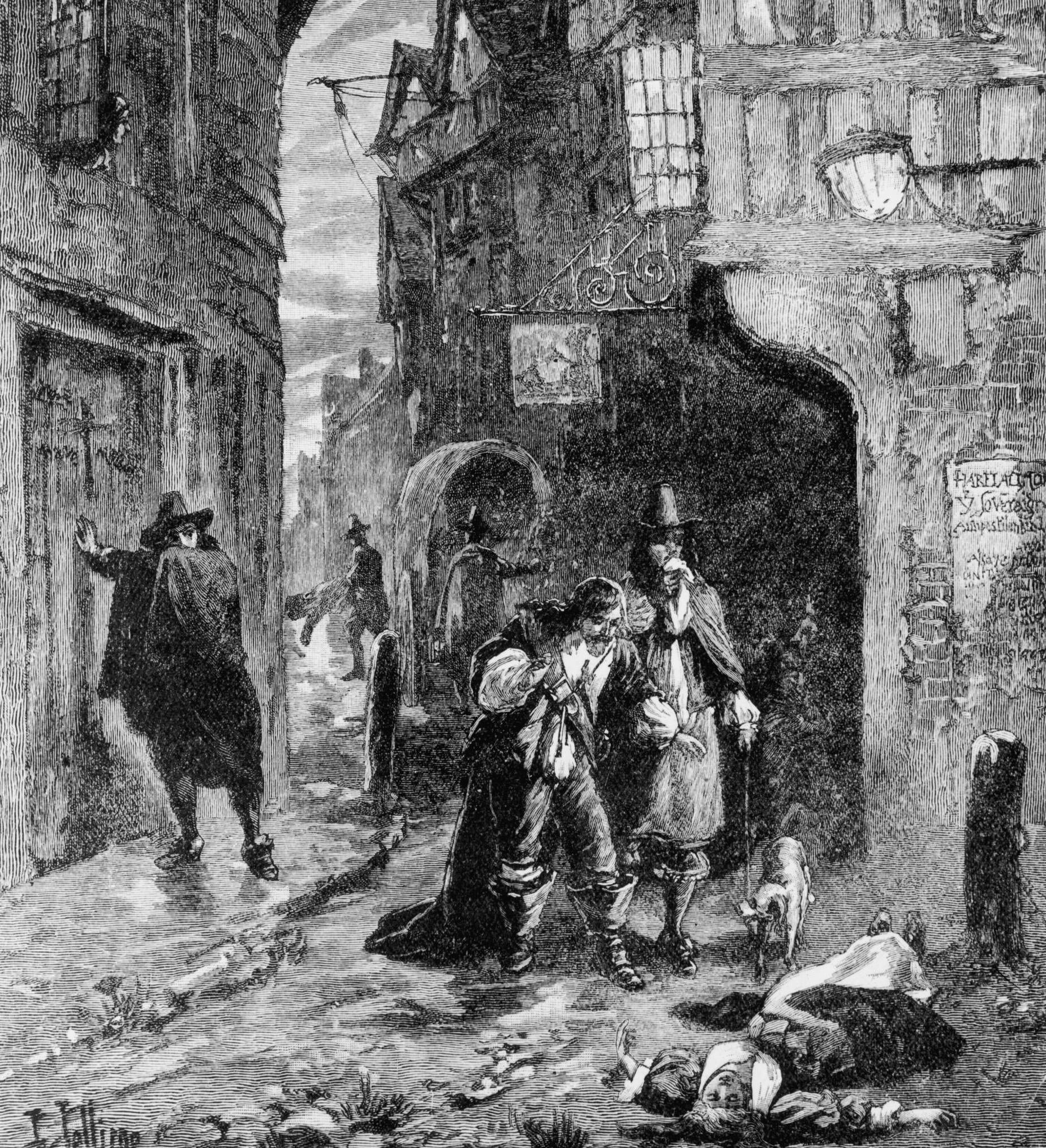 The epidemic killed around 15 per cent of London’s population between 1665 and 1666