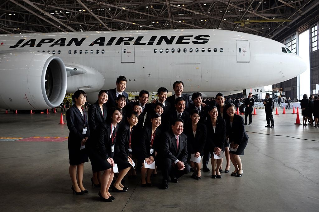 Japan Airlines cabin crew