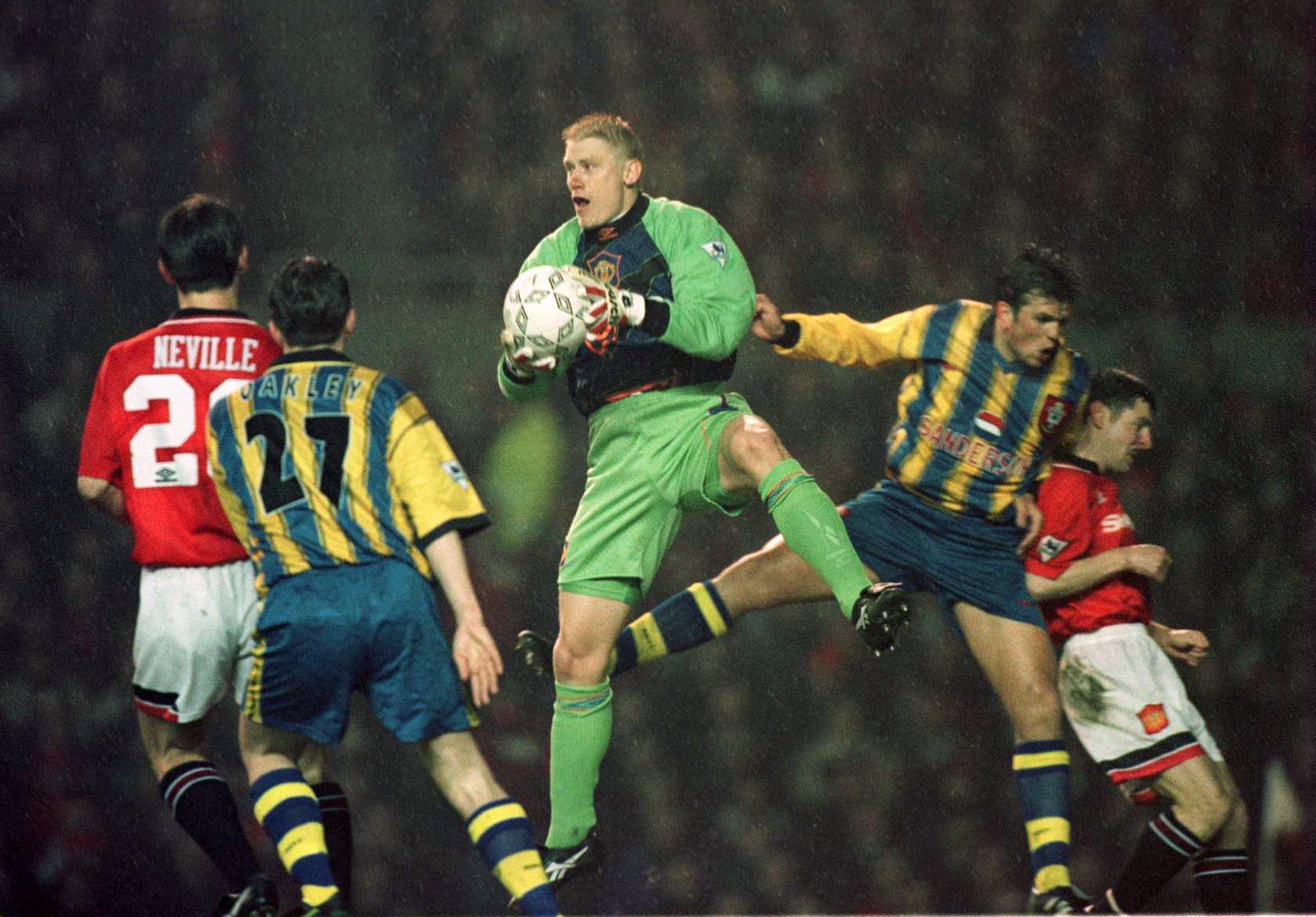 Schmeichel was talismanic for United