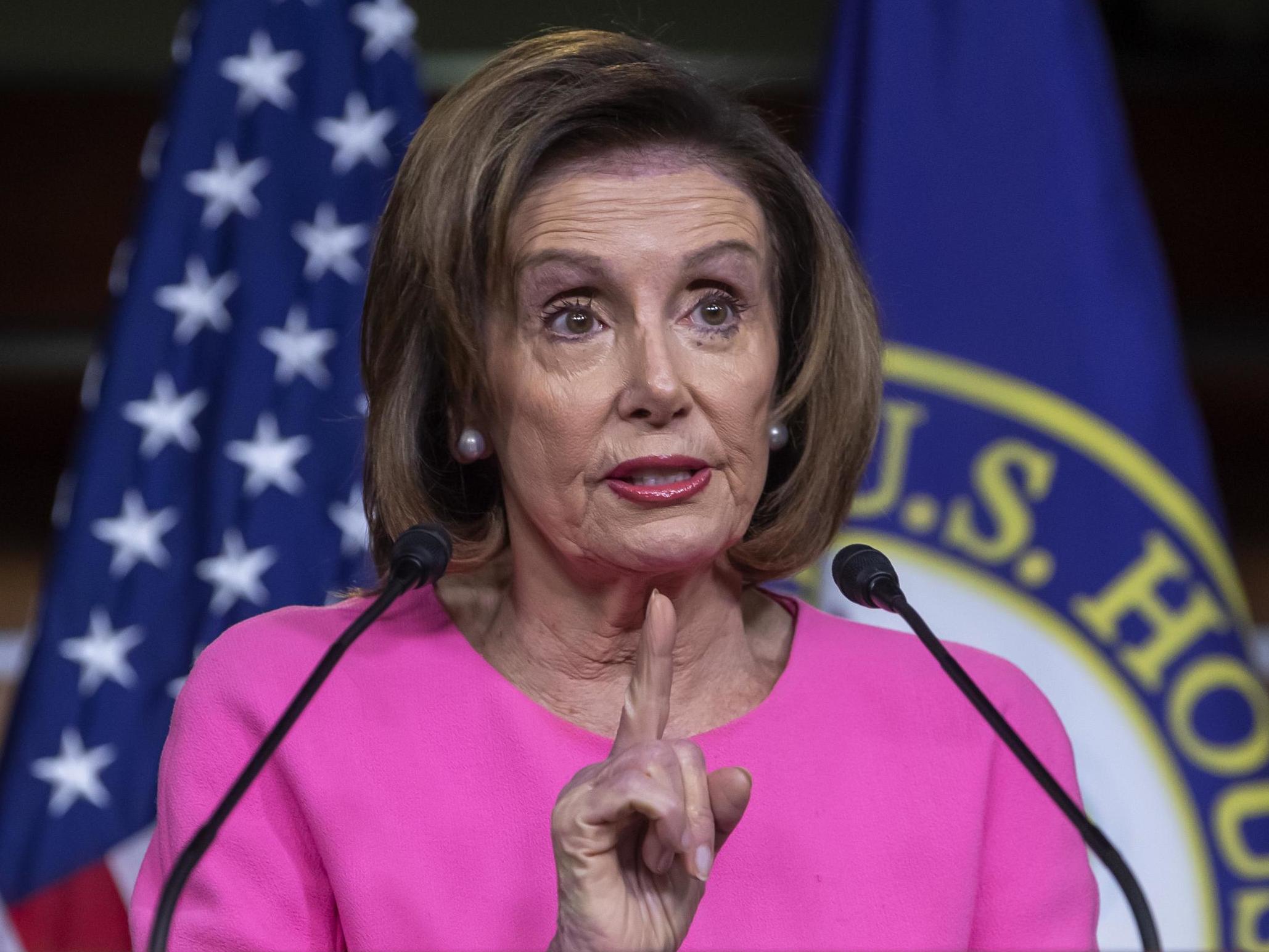 Nancy Pelosi is the Democratic speaker of the US House of Representatives