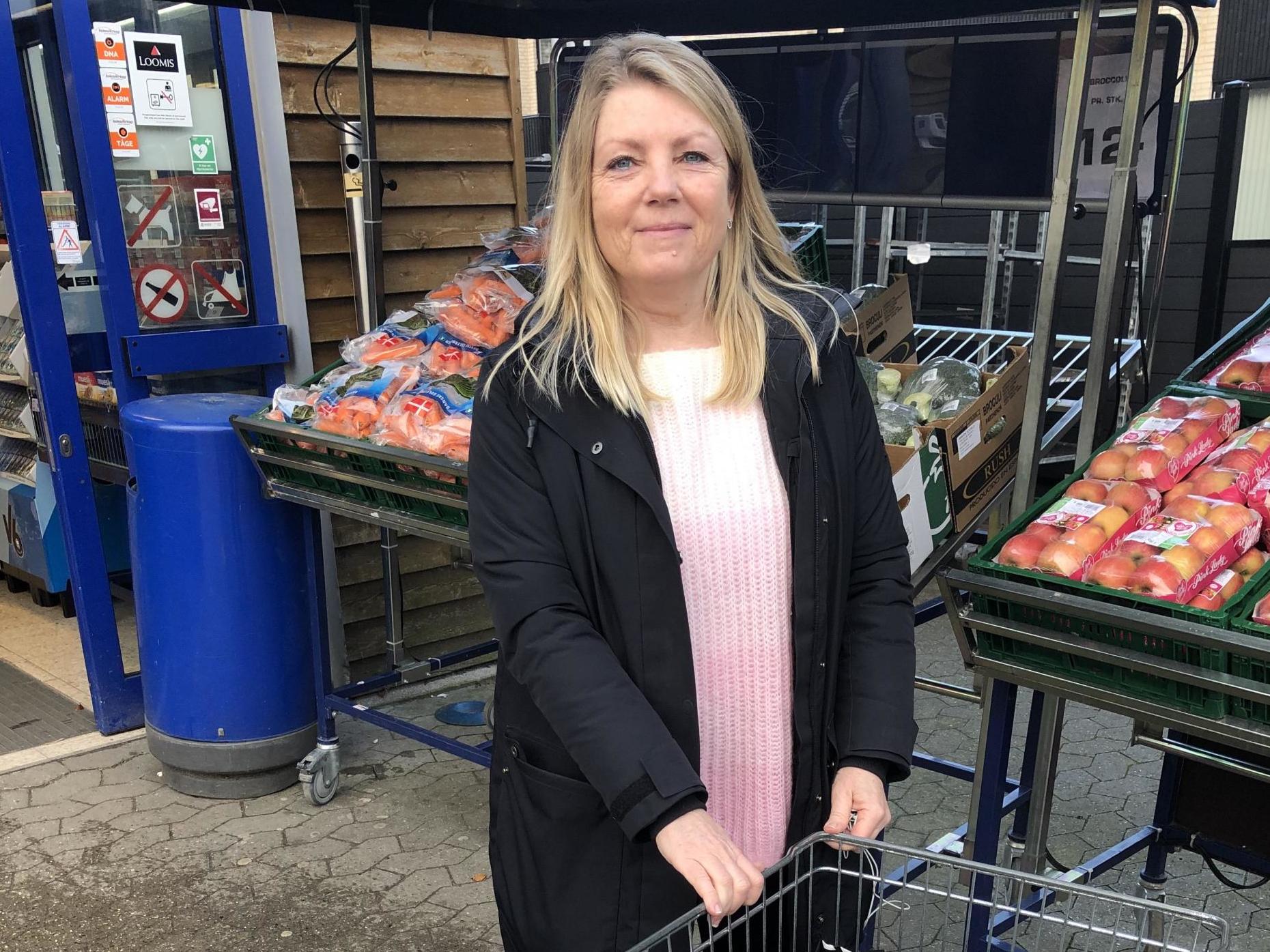 Helle Rotting is delivering food and medicine for the Danish Red Cross’s new network (Helle Rotting)