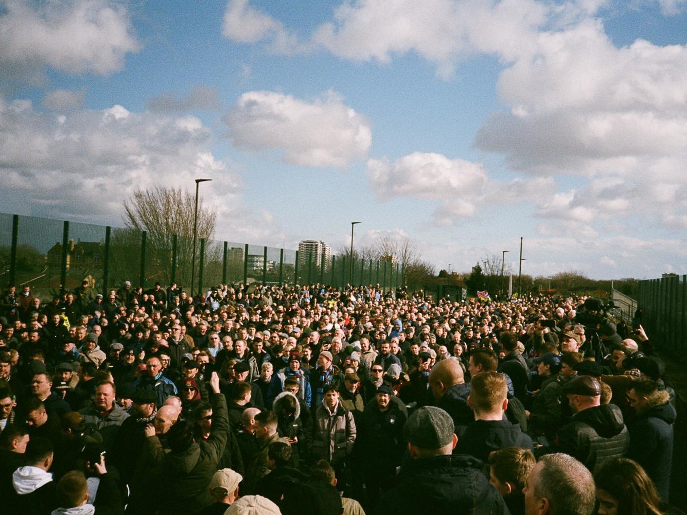 A group of West Ham fans recently took part in a protest against the club’s owners