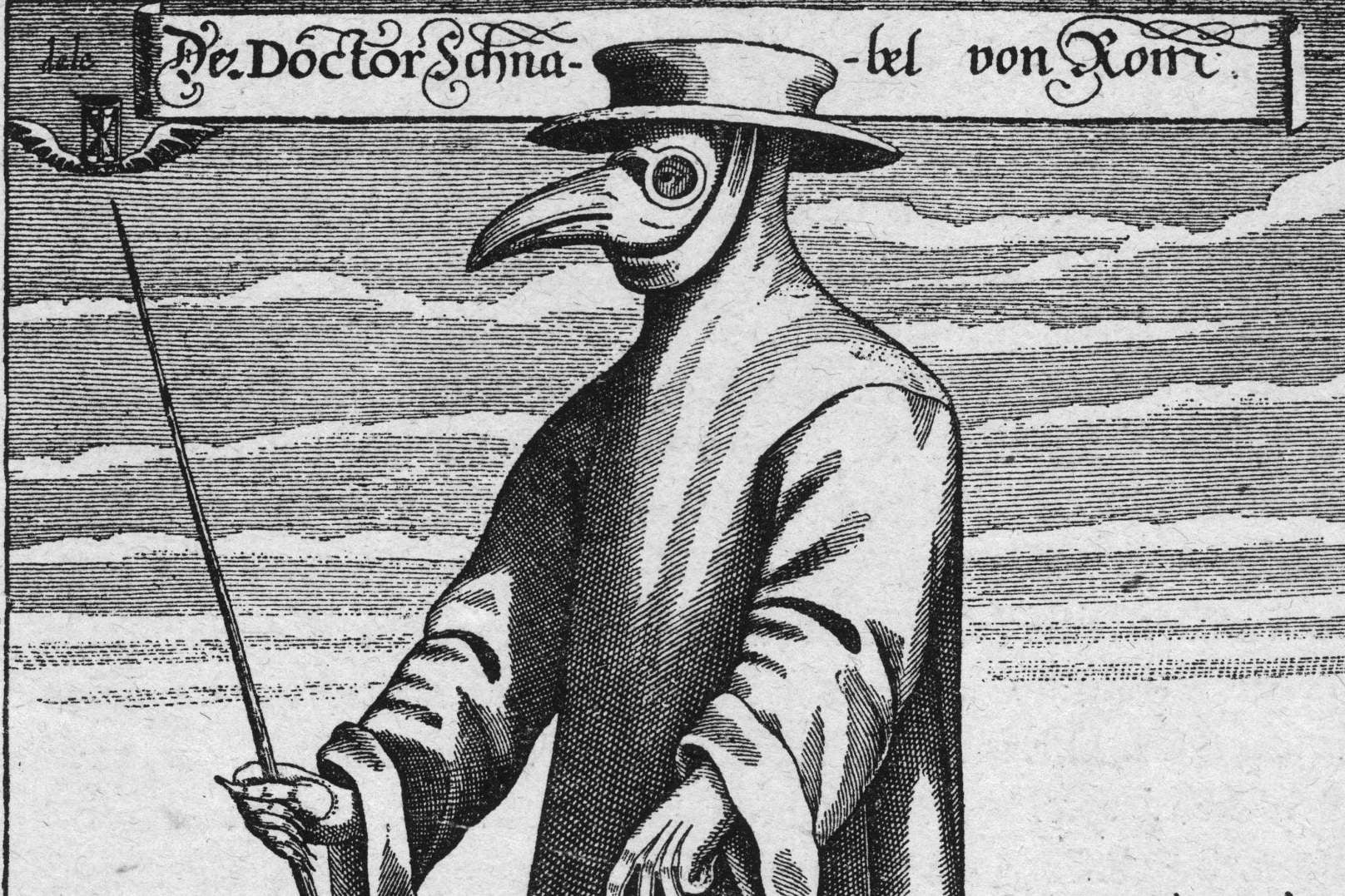 &#13;
As well as enforcing distance, the plague mask’s beak also held spices thought to purify the air &#13;