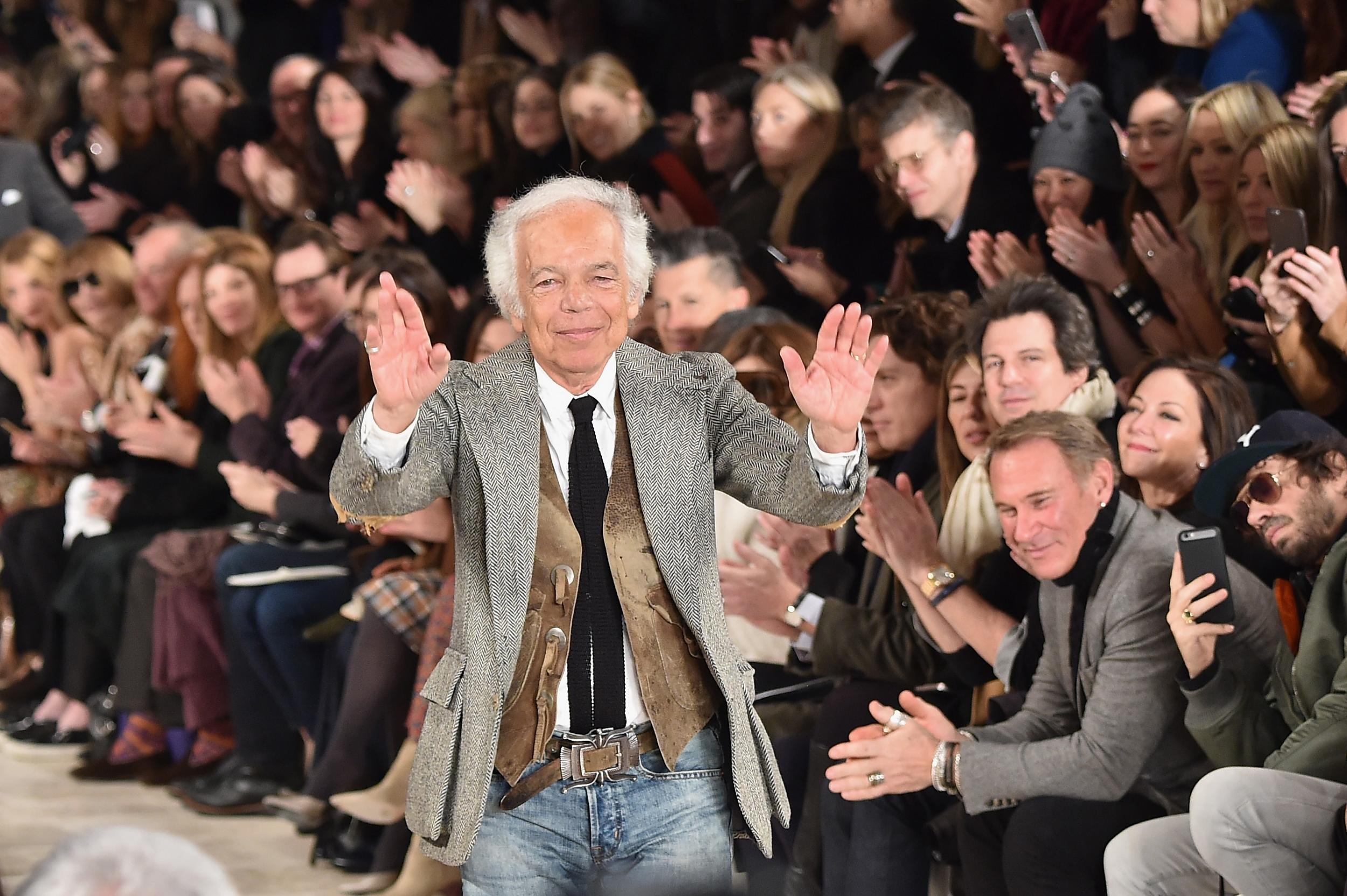 Ralph Lauren at New York Fashion Week in 2016