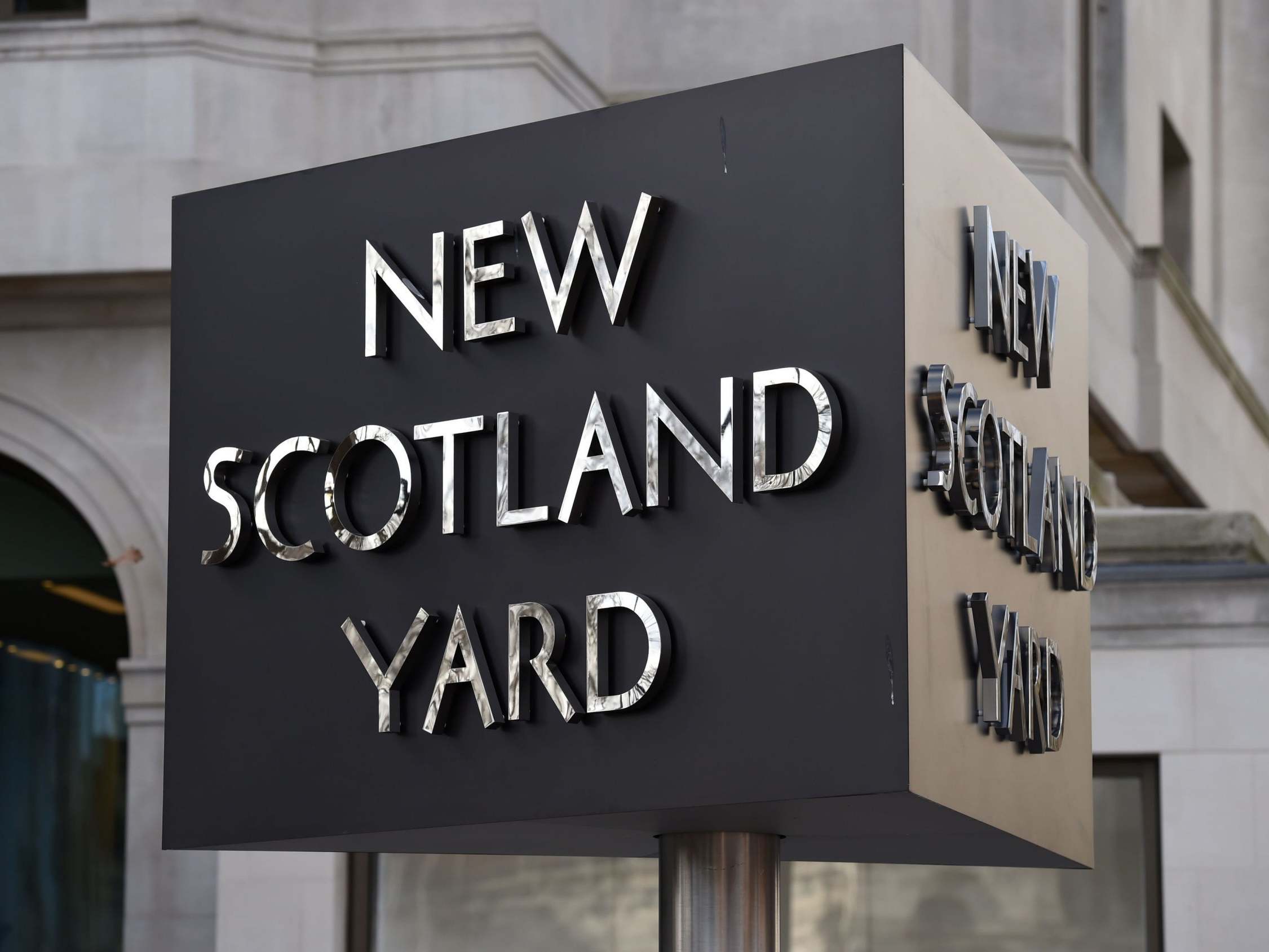 Scotland Yard said objects were thrown at police officers attending an unlicensed event in Notting Hill, London.