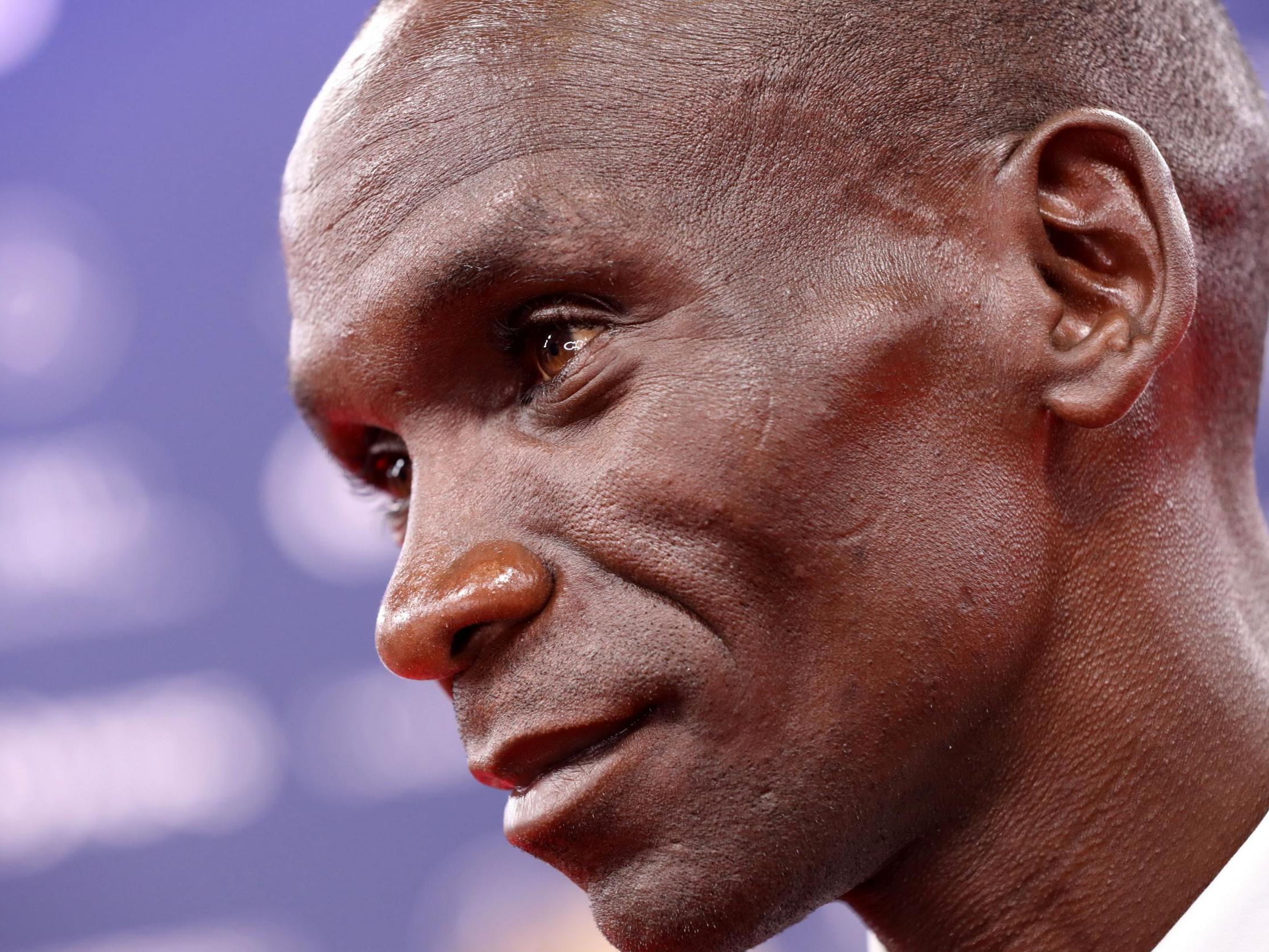 Eliud Kipchoge believes the postponement of the Olympics may benefit the defence of his marathon title