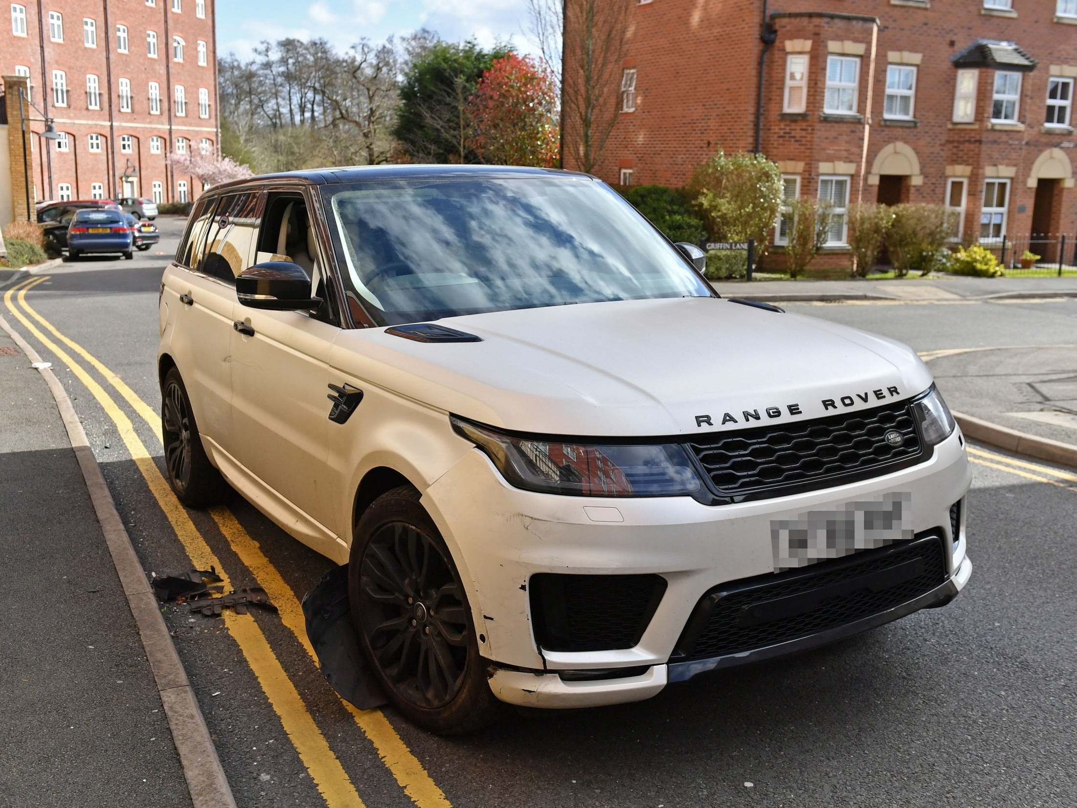 A Range Rover reportedly belonging to Grealish was involved in an accident on Sunday