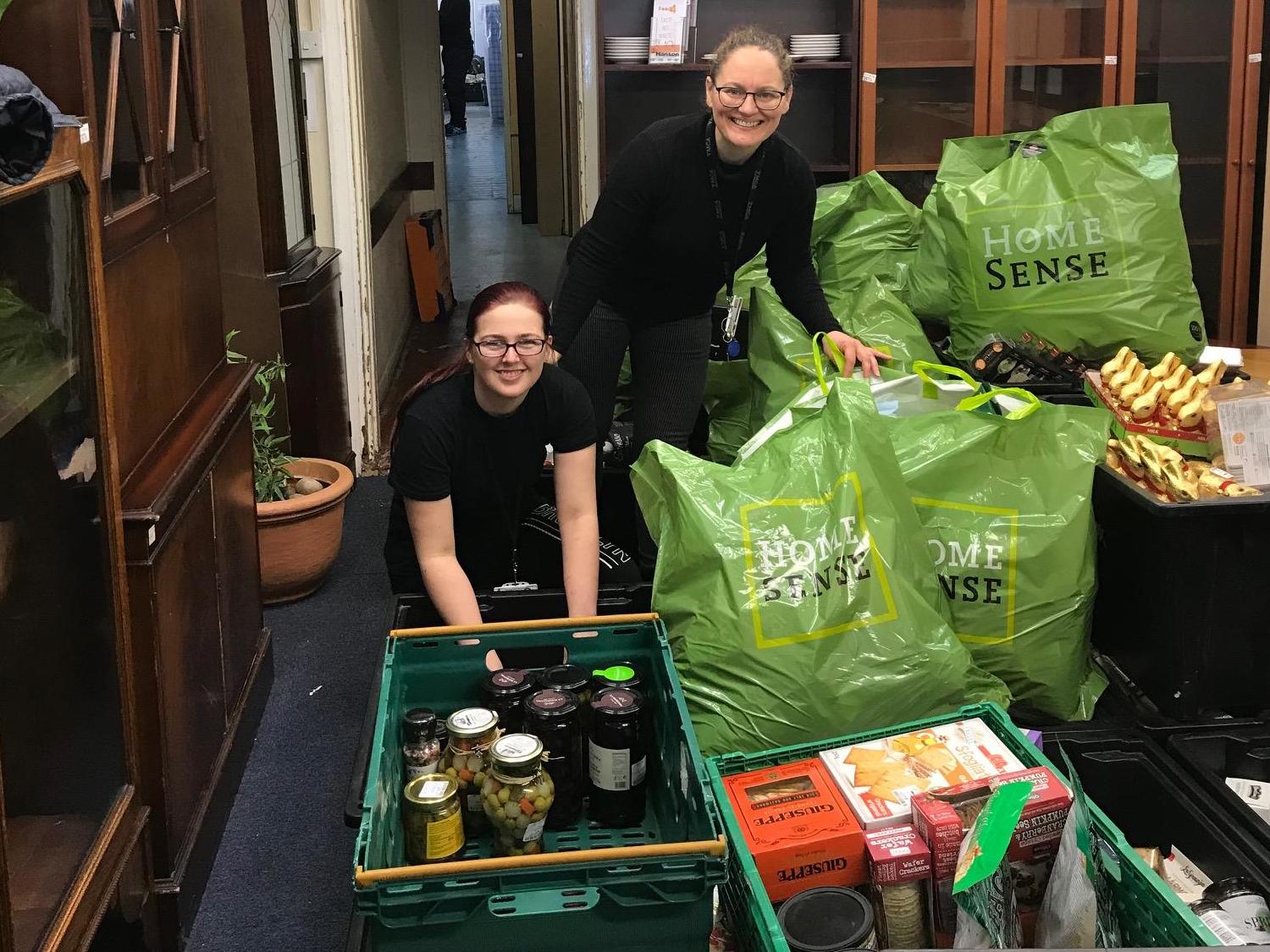 Volunteers at the Food4 project in Bedford run by YMCA Bedfordshire