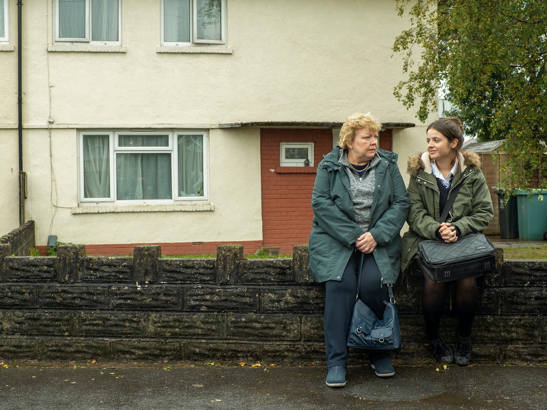 Di Botcher (left) and Gabrielle Creevy in the BBC drama ‘In My Skin’