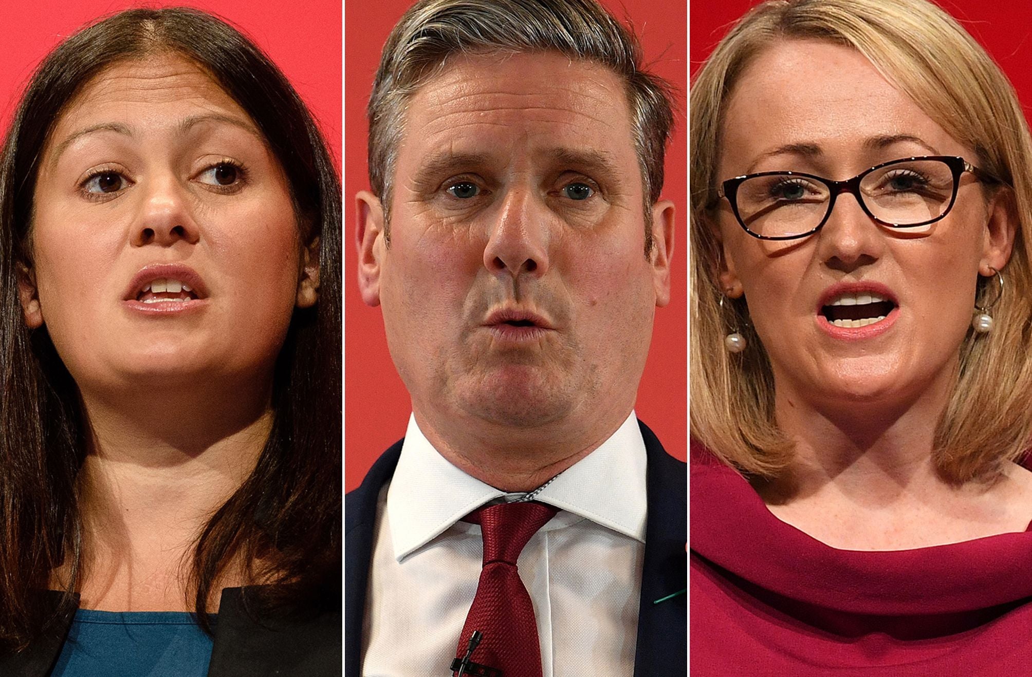 Starmer is set to beat Lisa Nandy (left) and Rebecca Long-Bailey in the leadership race