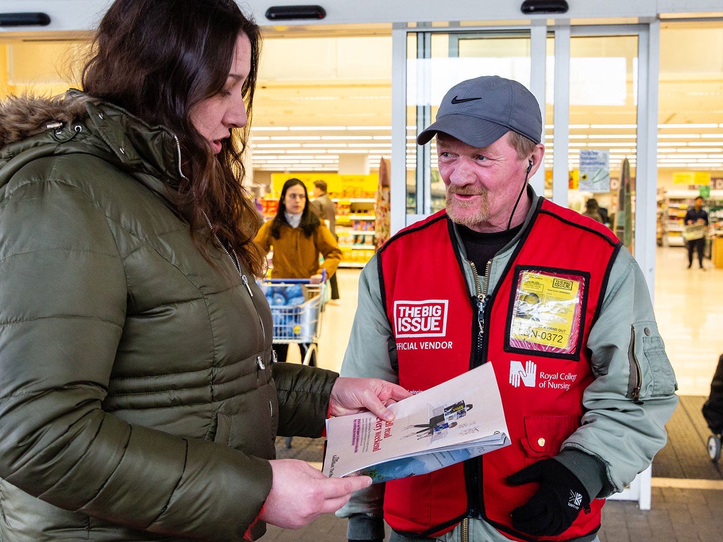 The Big Issue vendor Dave Martin