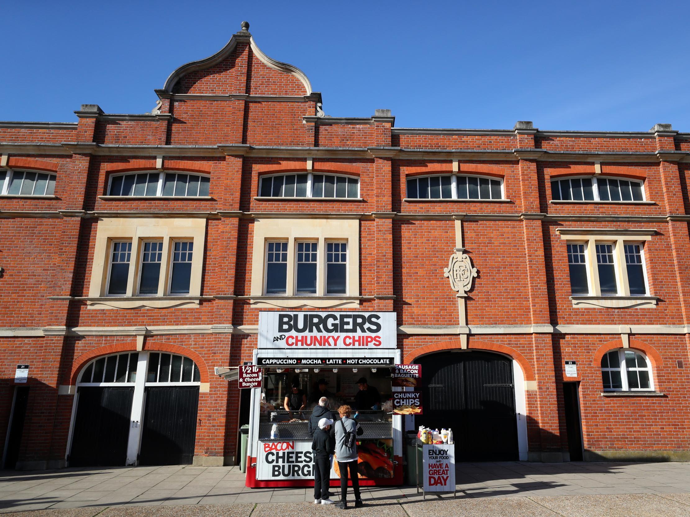 The majority of matchday vendors have been left struggling