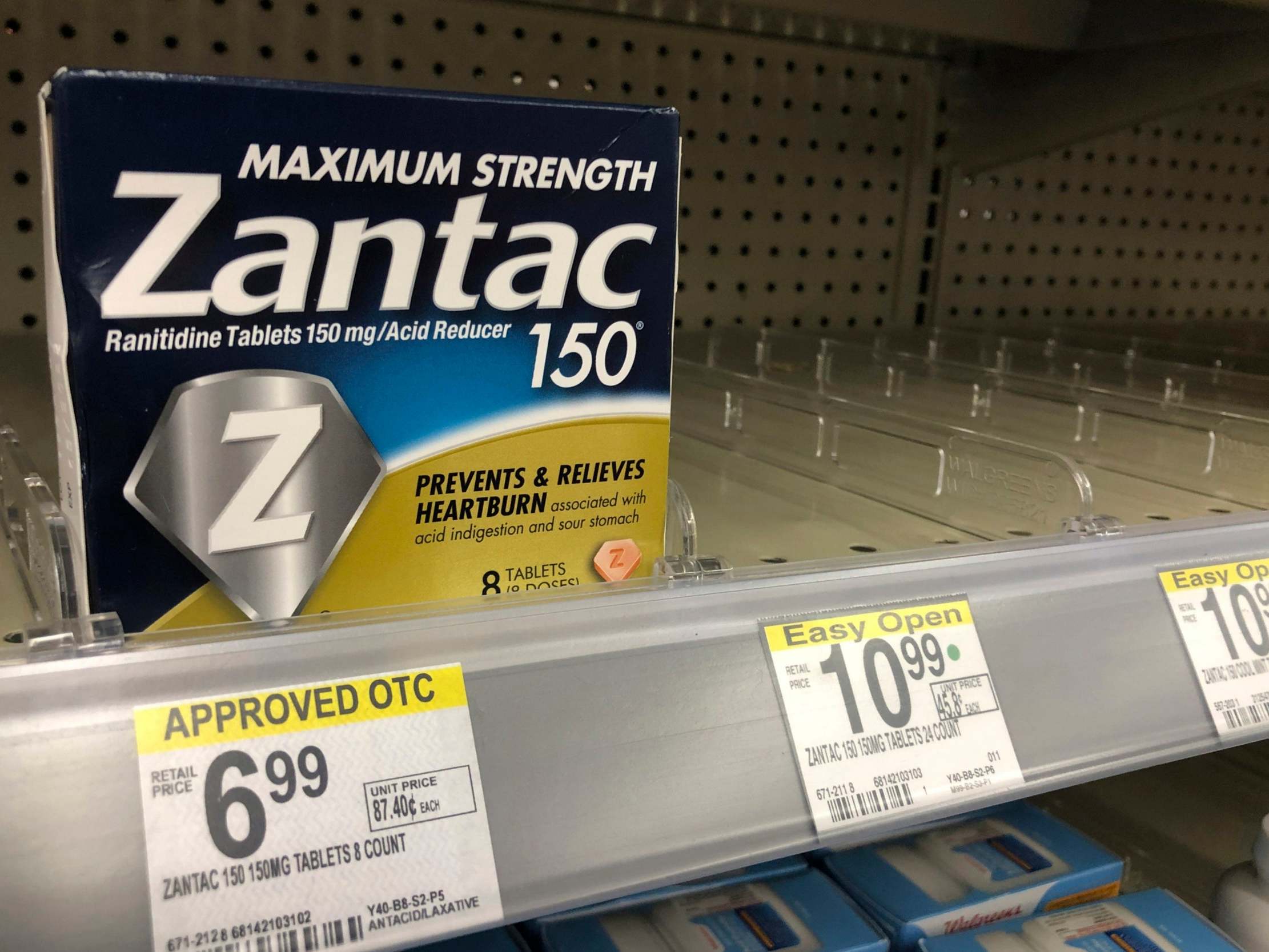 Zantac, the heartburn drug, has been pulled after the latest FDA findings