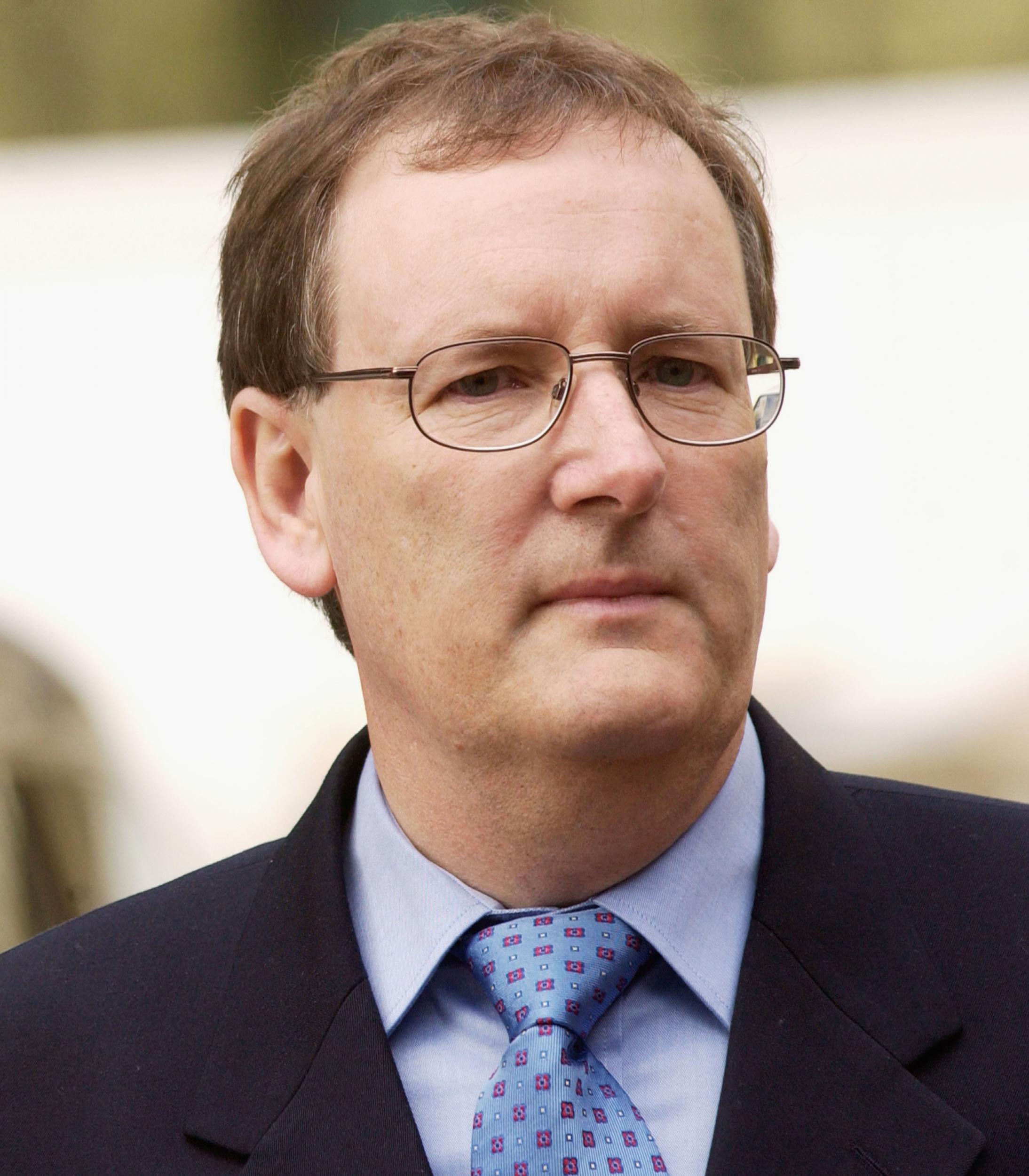 Tecwen Whittock arrives at the 2003 trial