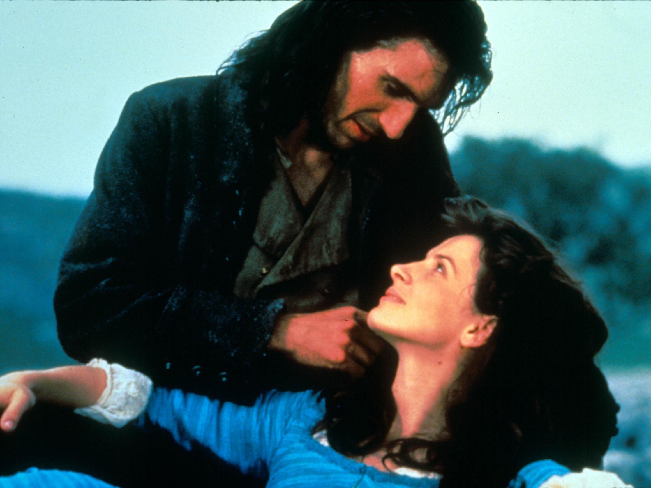 Heathcliff (Ralph Fiennes) and Cathy (Juliette Binoche Binoche) in ‘Wuthering Heights’