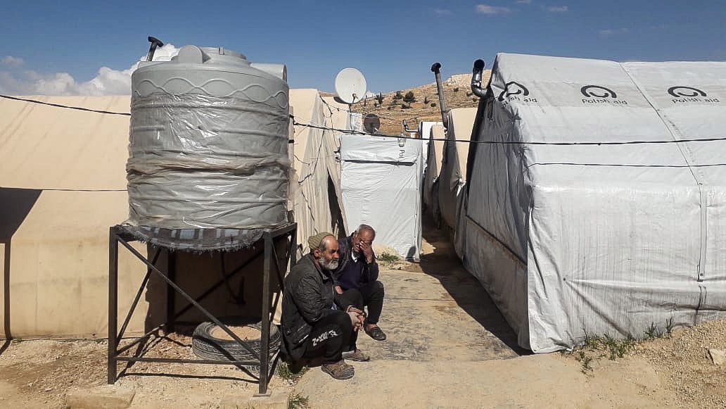 A Syrian refugee camp in Arsal