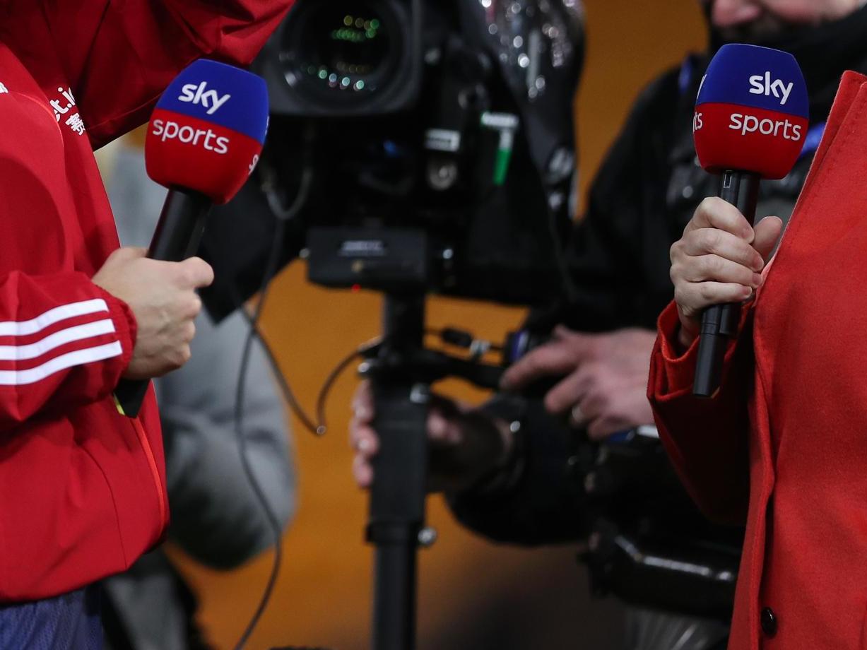 Sky Sports has previously faced criticism for pairing young women with middle-aged men