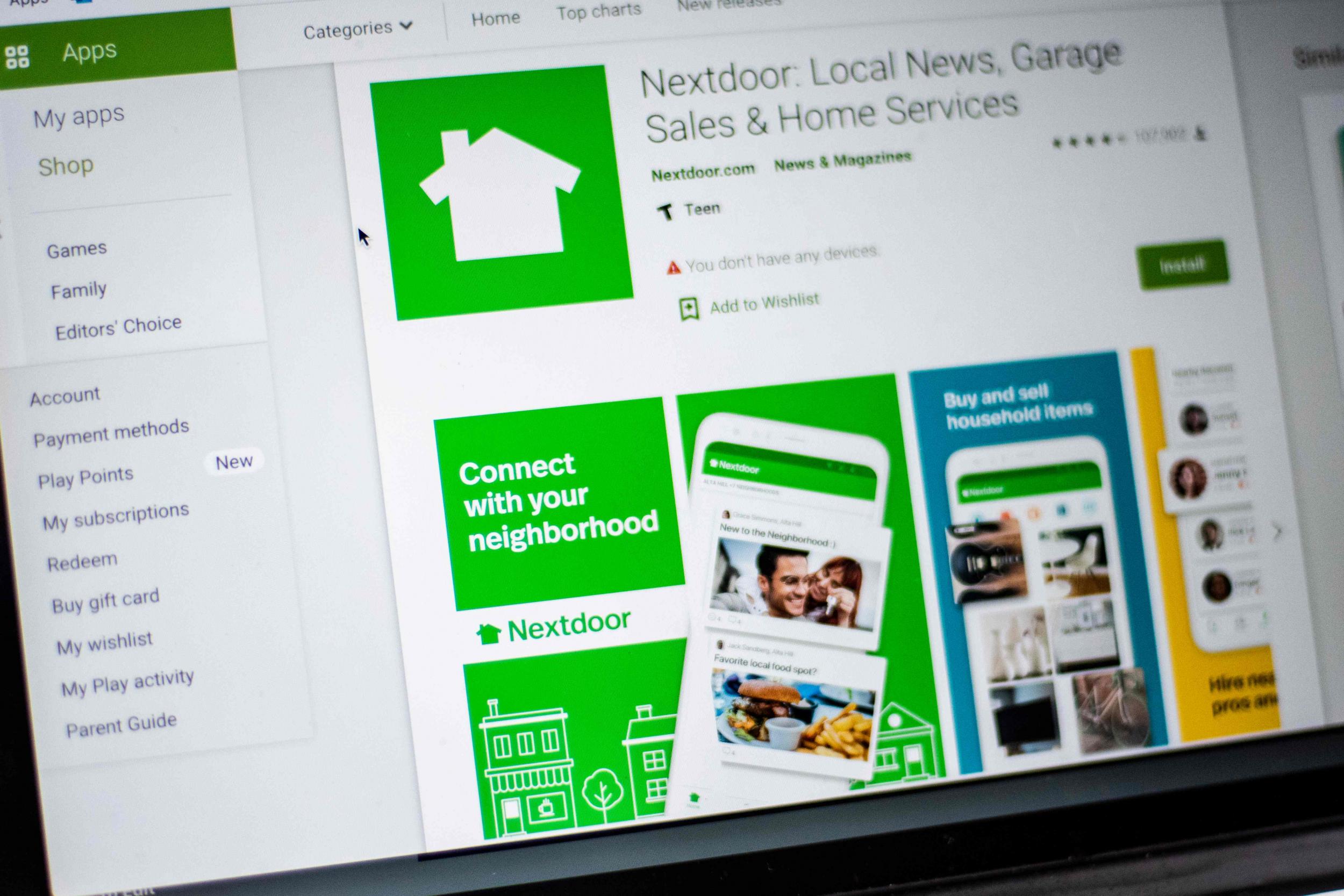 Ellen Floren was lured by a fraudster through the neighbourhood hub Nextdoor