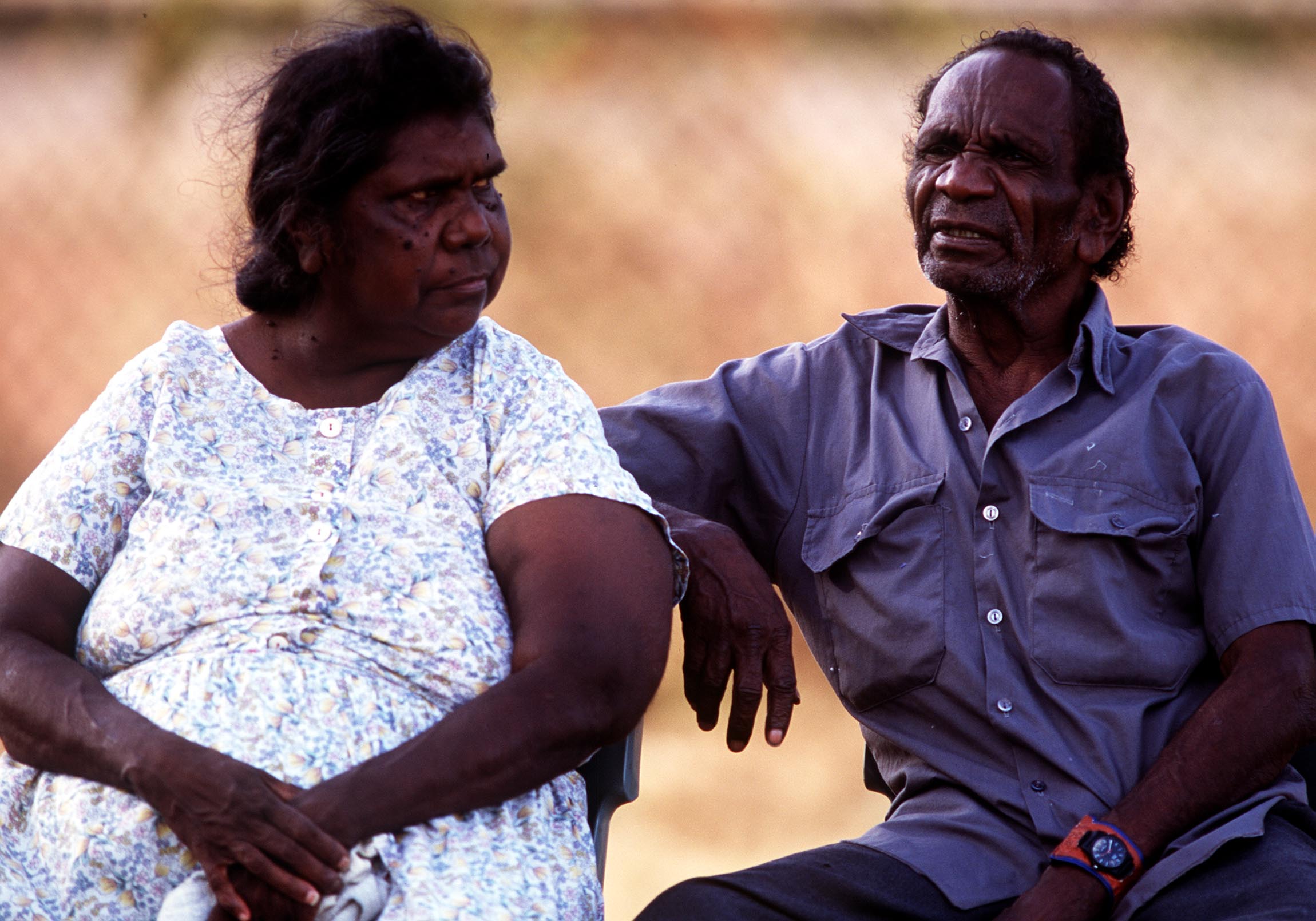 Two residents from the town of Mapoon