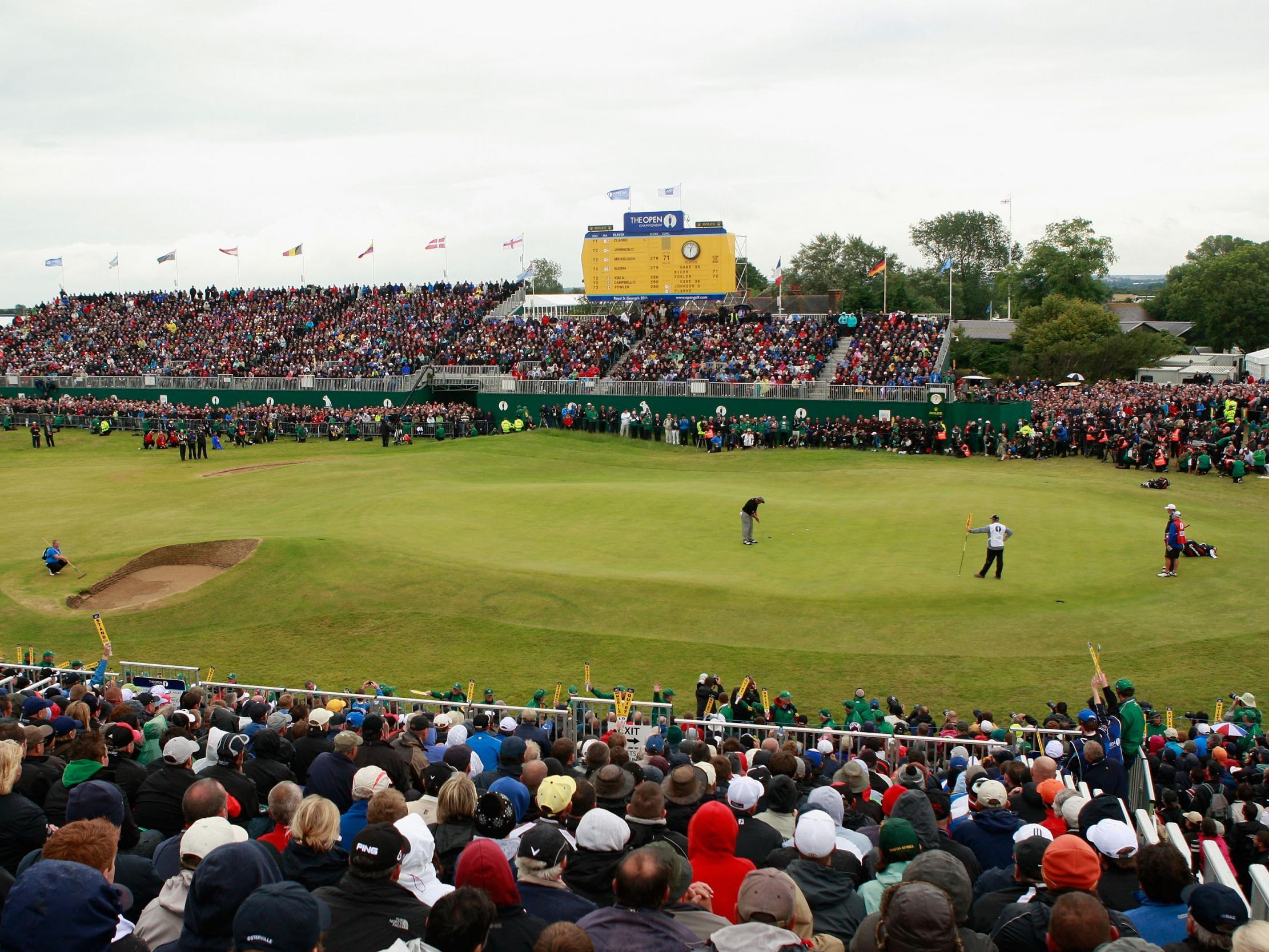 Darren Clarke won The Open in Sandwich in 2011