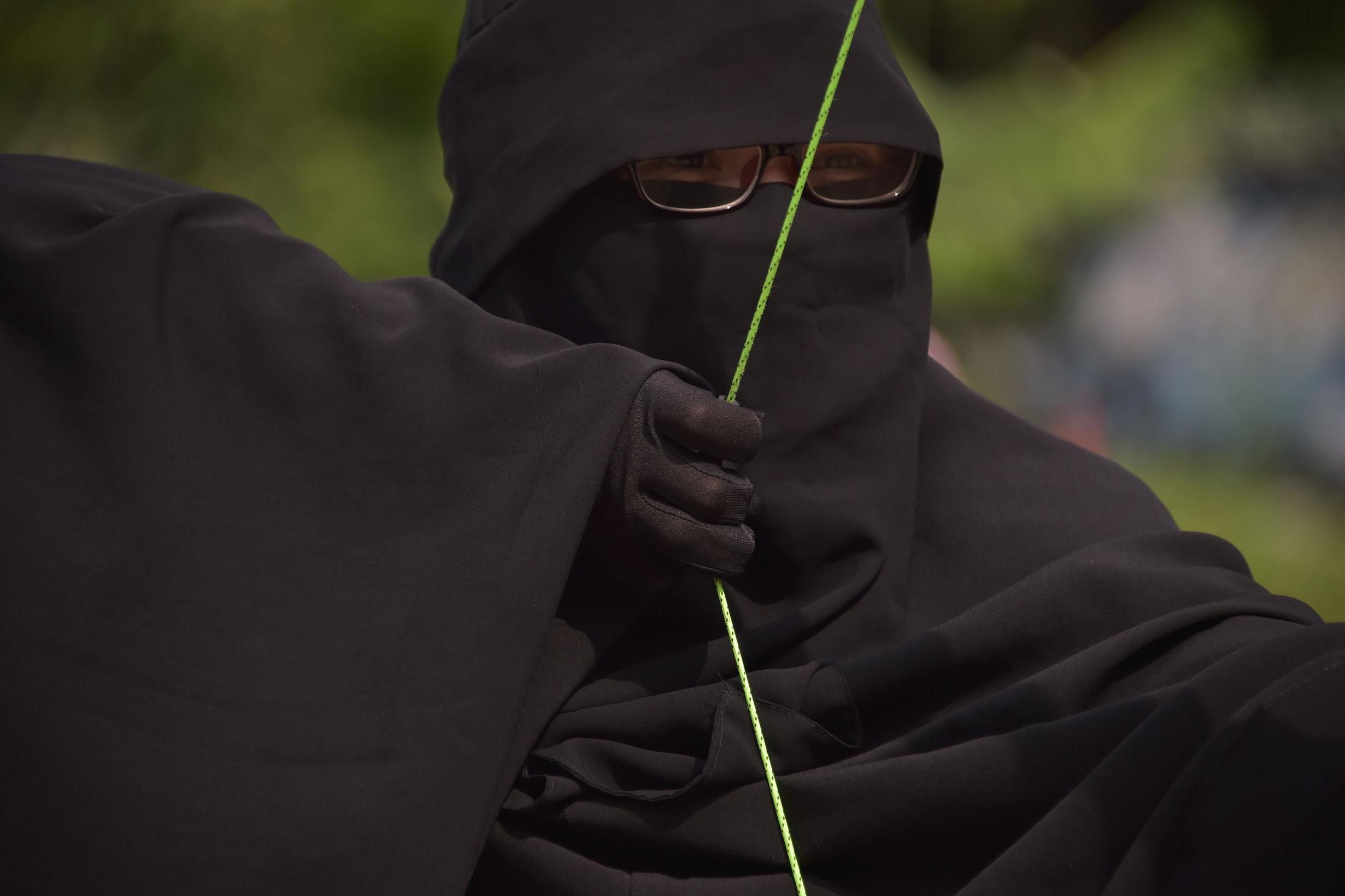 Modern touches, such as glasses worn over the niqab, are commonplace (AFP/Getty)