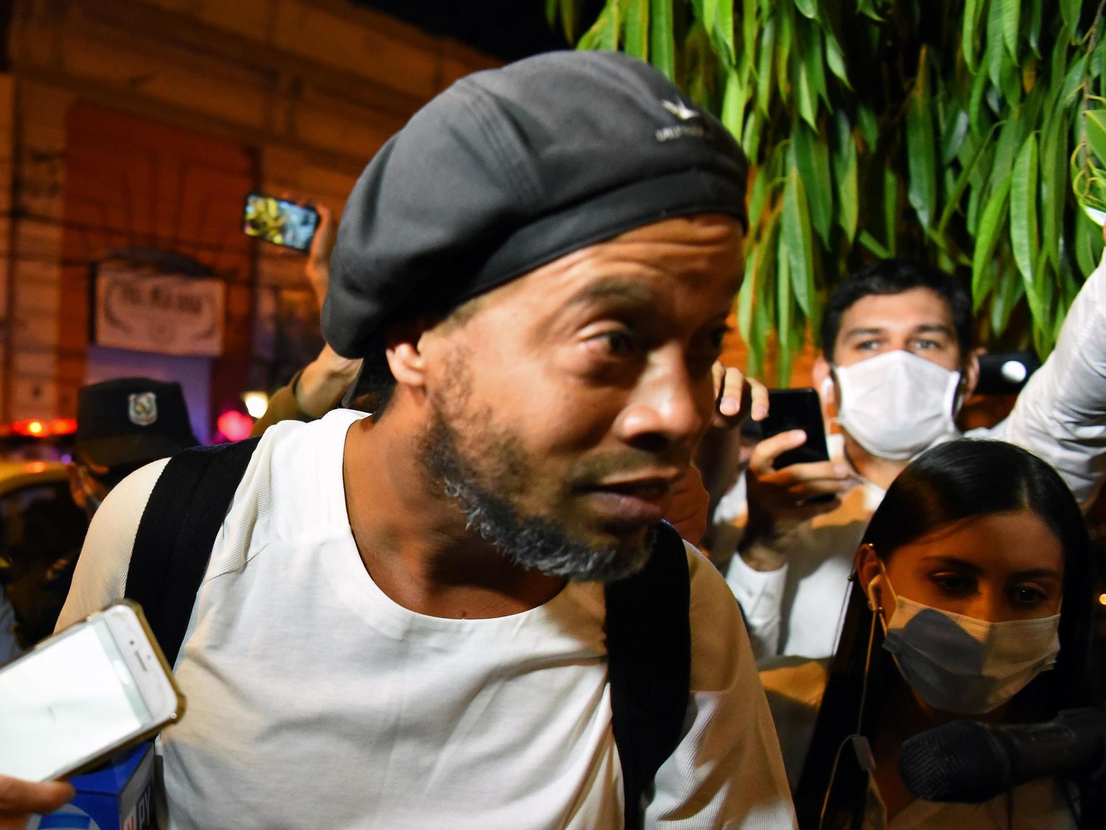 Ronaldinho has been in a Paraguayan prison