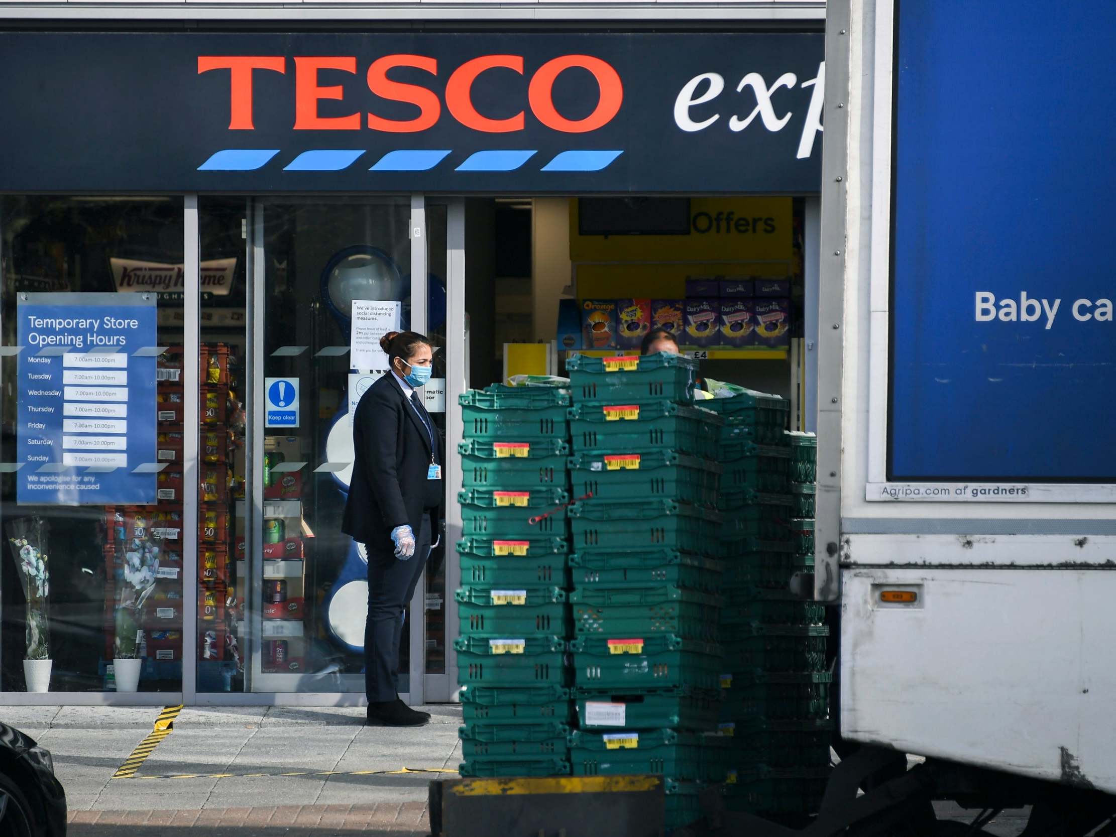 Tesco says panic buying has largely come to an end