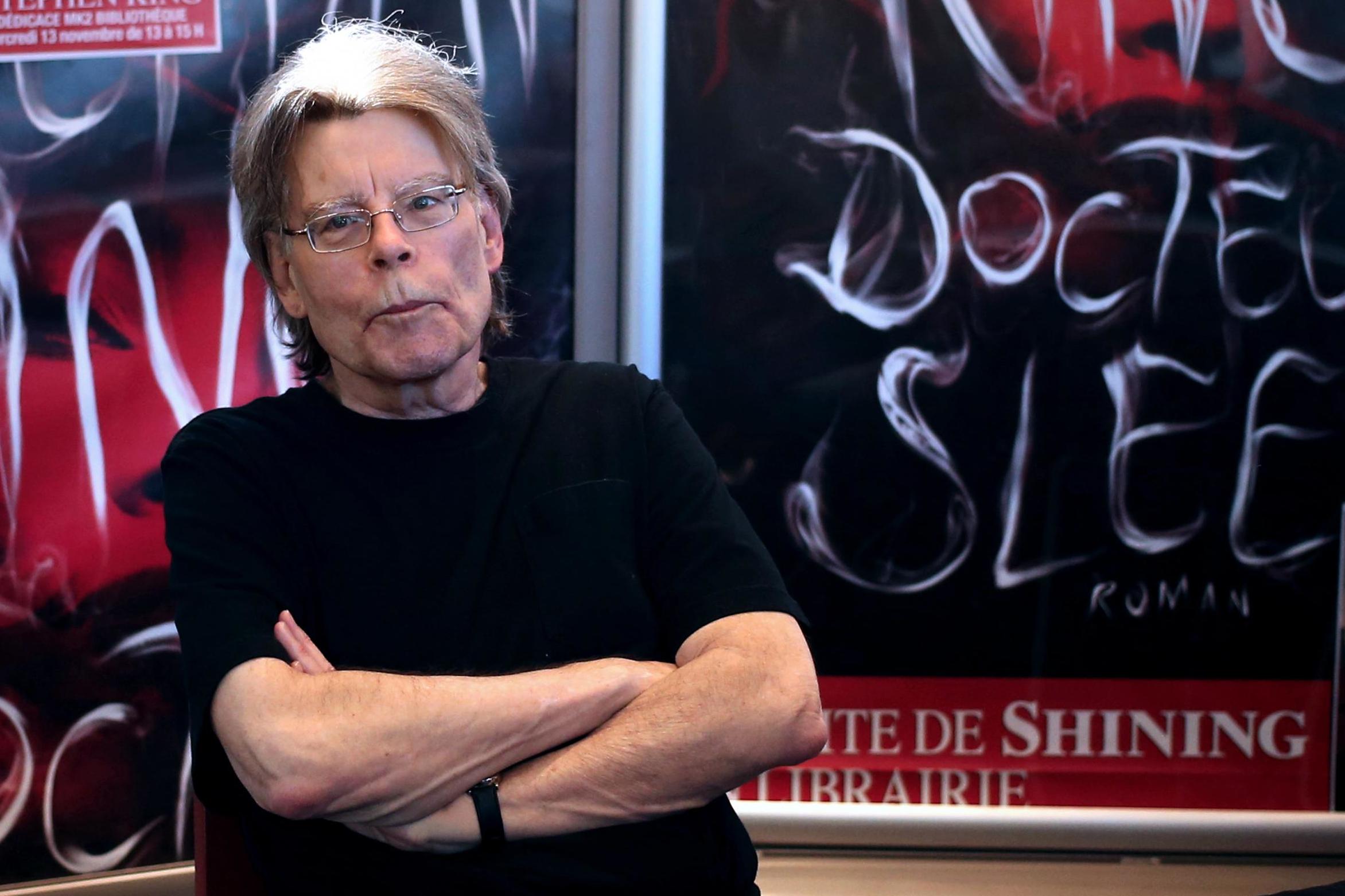 Stephen King on 13 November 2013 in Paris, France.