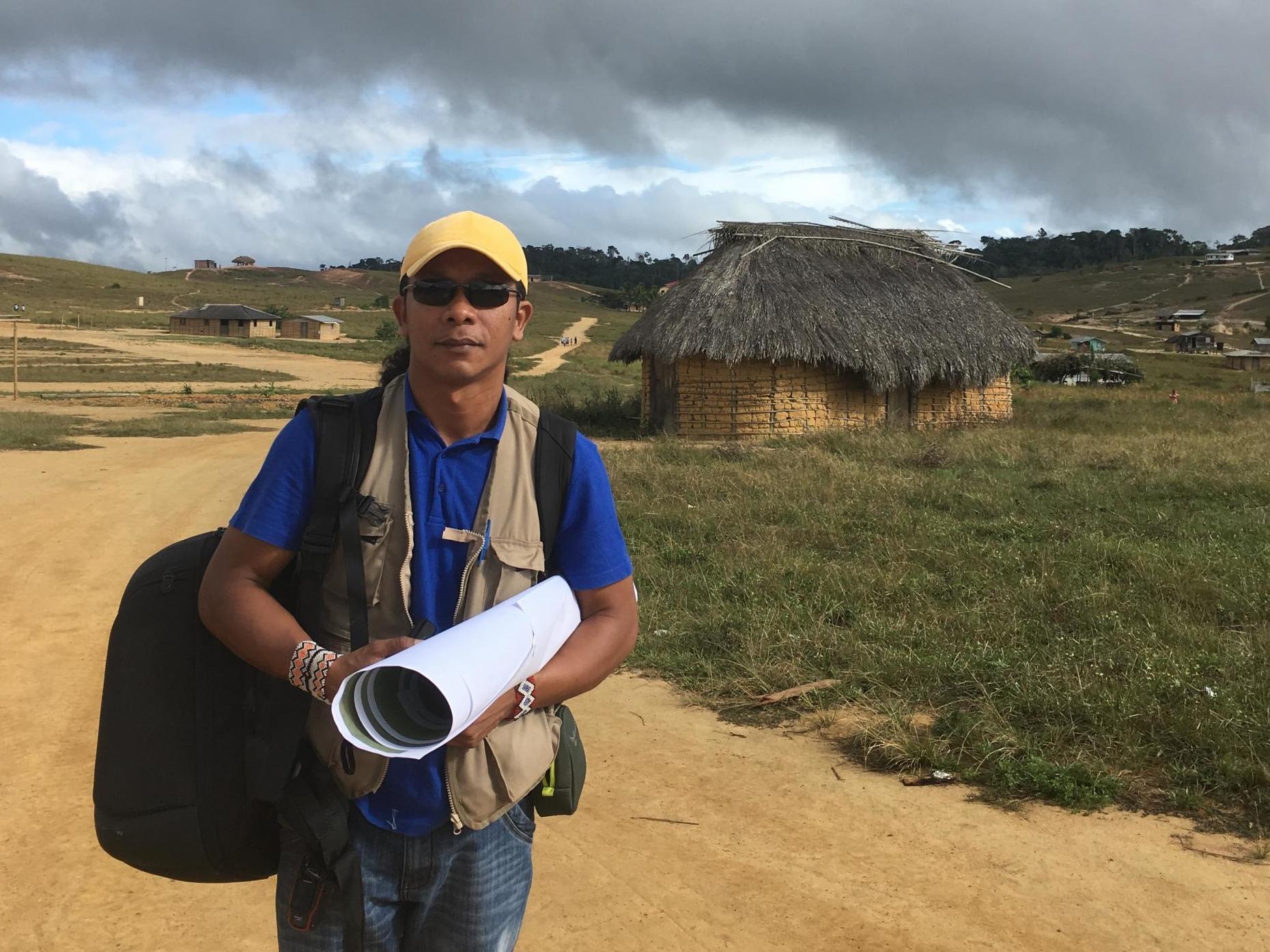 Michael McGarrell of COICA in Patamona Nation territory, Guyana