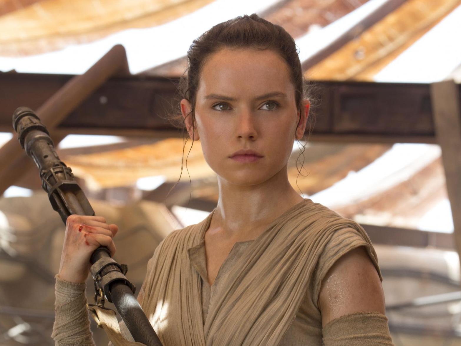 Daisy Ridley as Rey in ‘Star Wars: The Force Awakens’