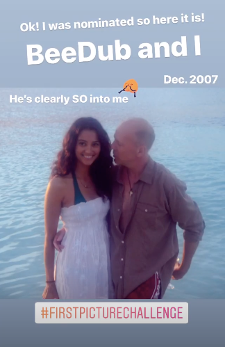 Emma Heming shared the first photo she ever had with husband Bruce Willis