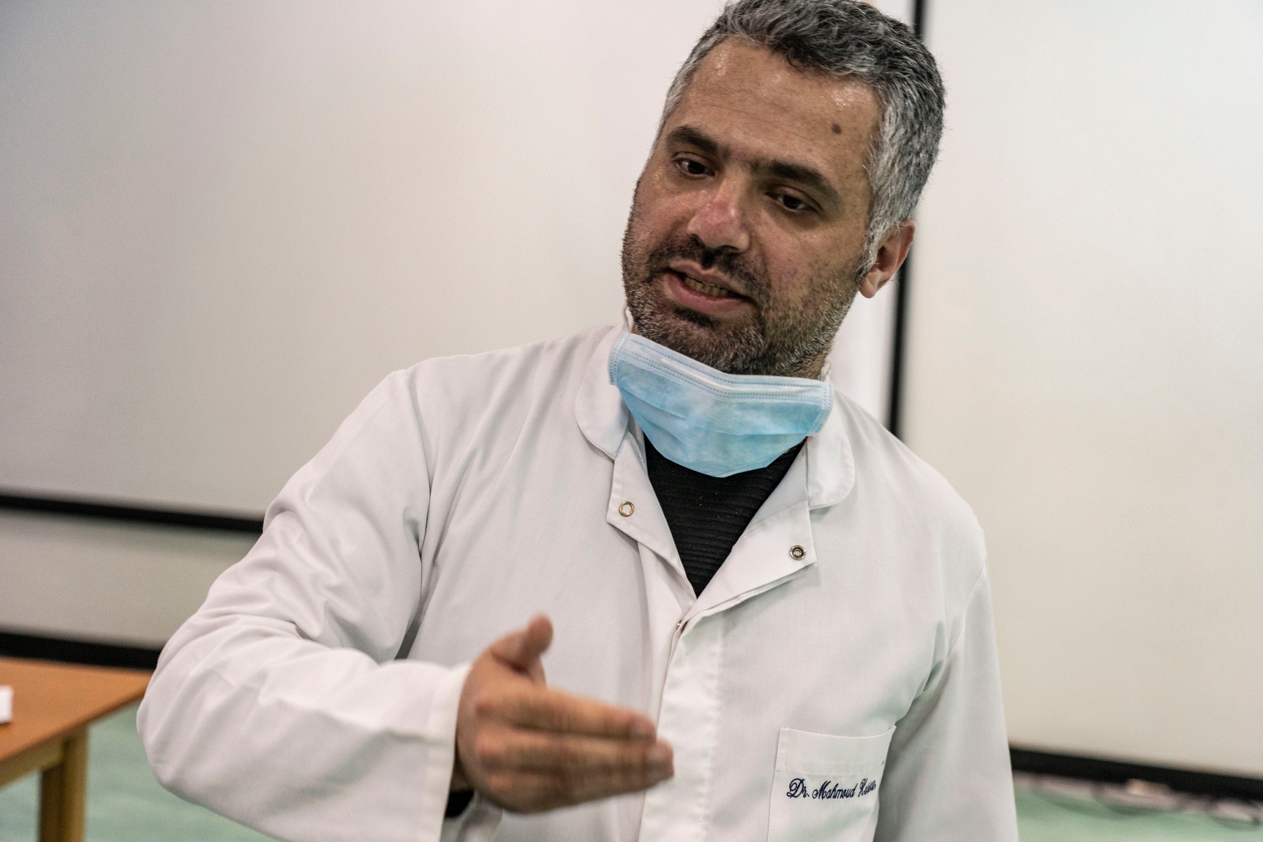 Dr Mahmoud Hassoun, head of ICU, says Lebanon cannot scale up their response to the crisis