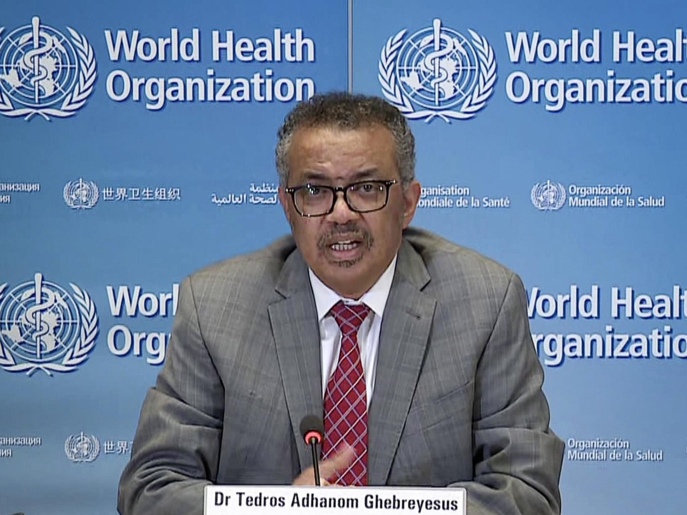 Director-general Tedros Adhanom Ghebreysus was China’s nominee for the job