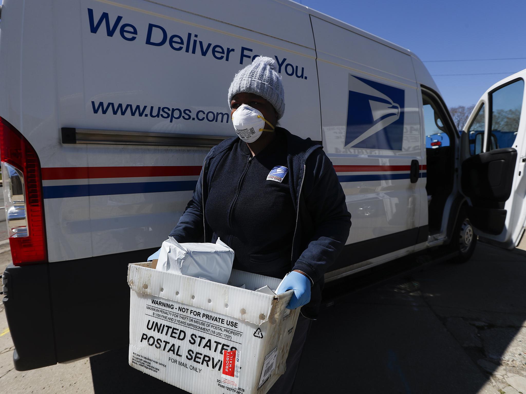 Nearly 500 postal workers have tested positive with the virus