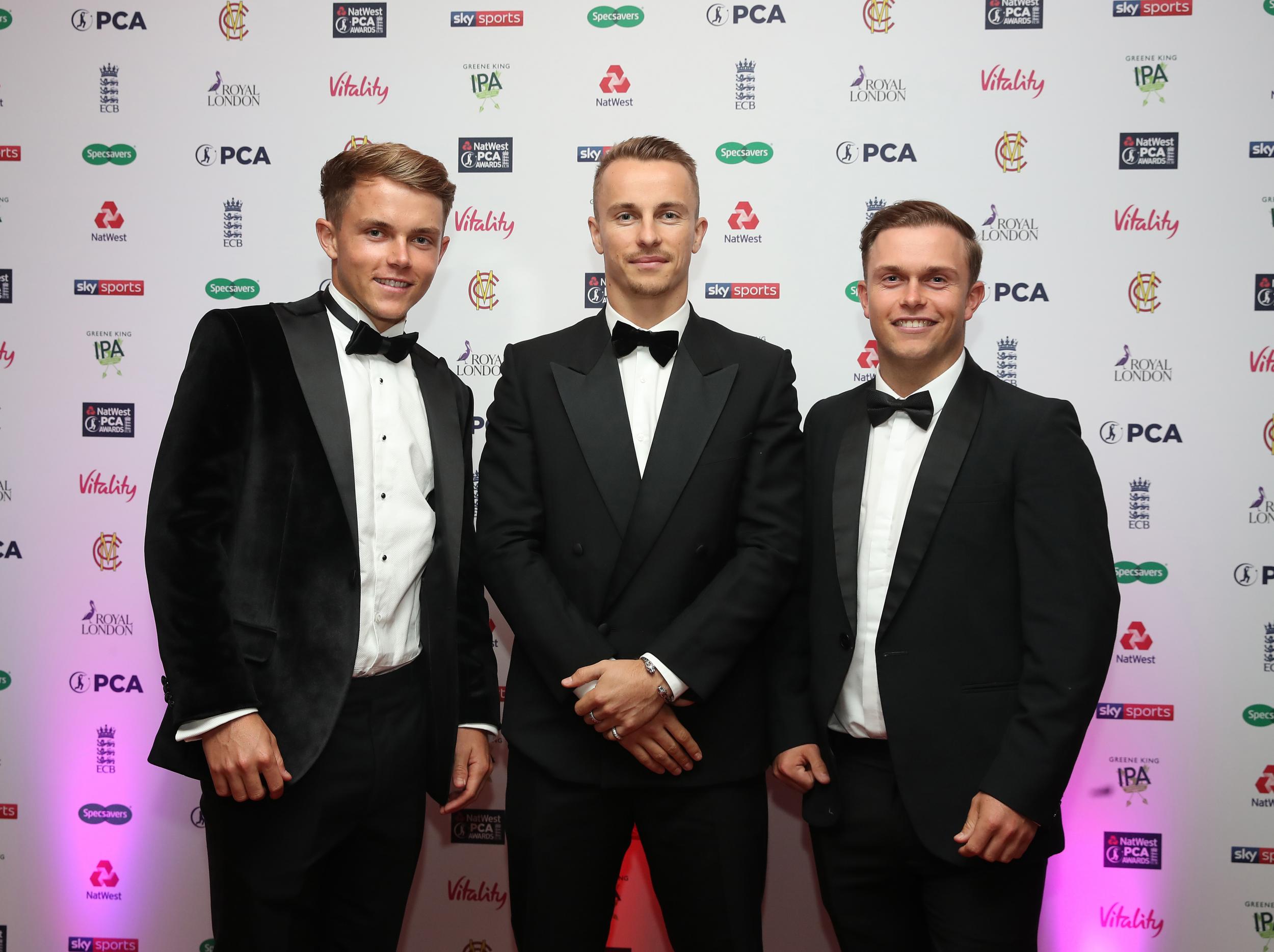 The three Curran brothers: (from L-R) Sam, Tom and Ben