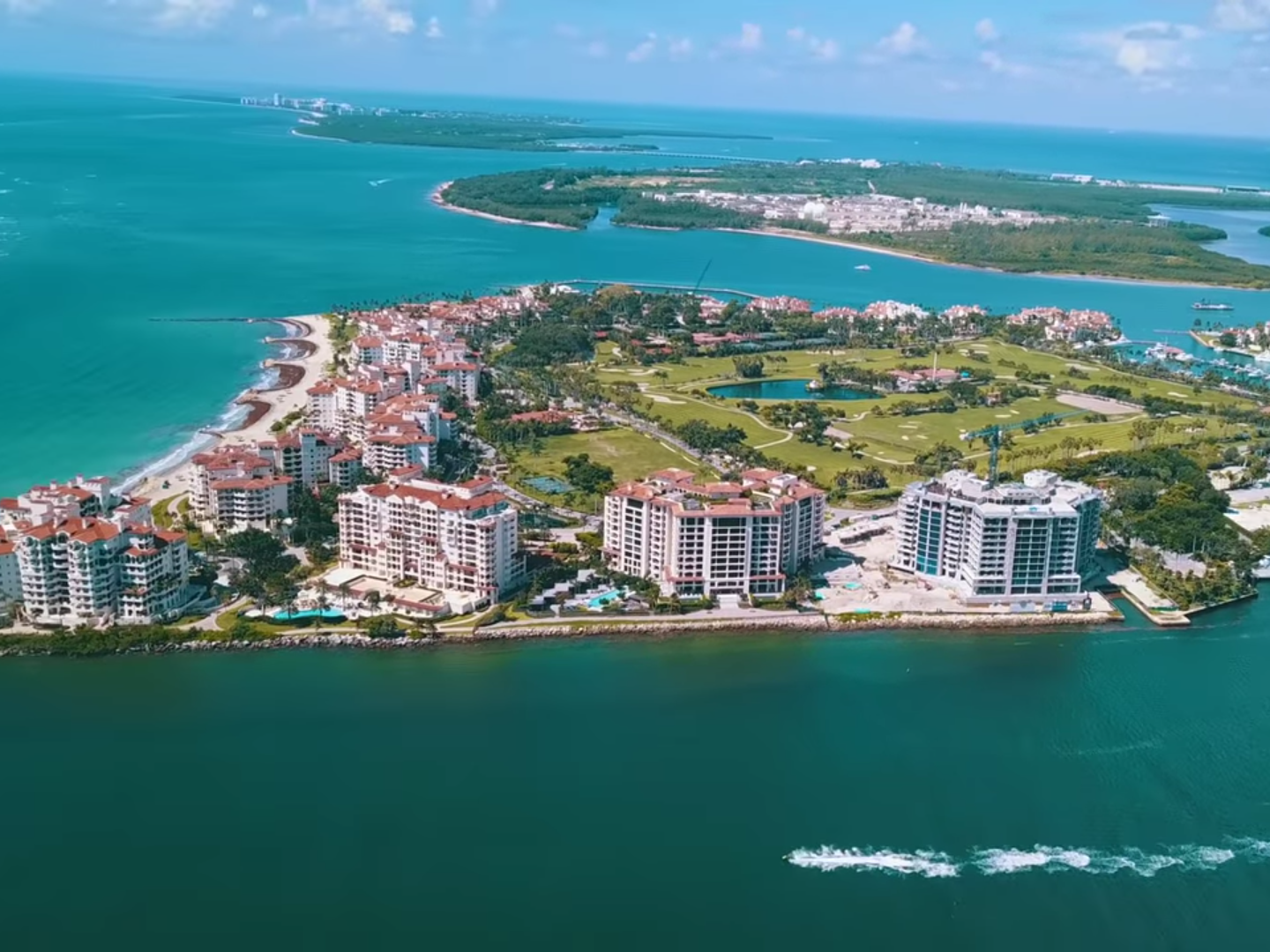 A view of Fisher Island