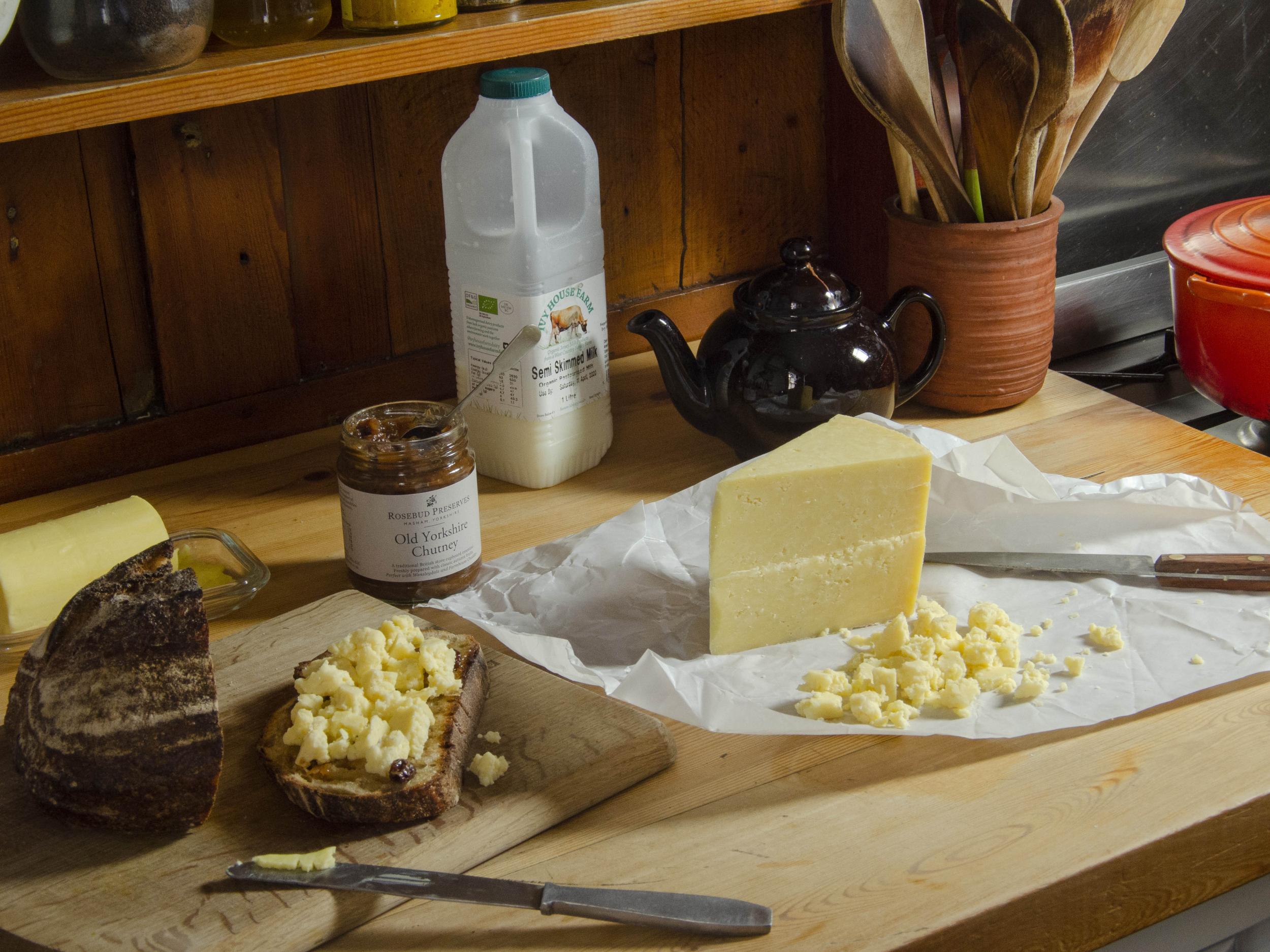 Cheesemaking is often handed down through generations, like Kirkham’s Lancashire (Kirkham Cheese)