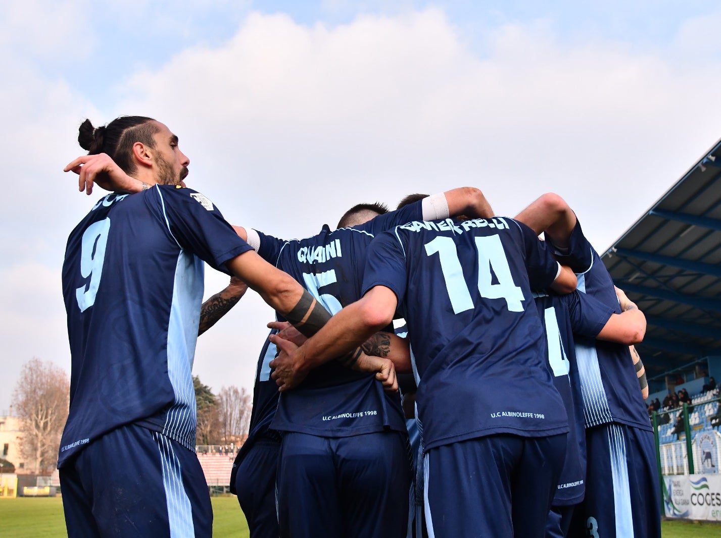 AlbinoLeffe's players in happier times (Michele Maraviglia / U.C. ç)