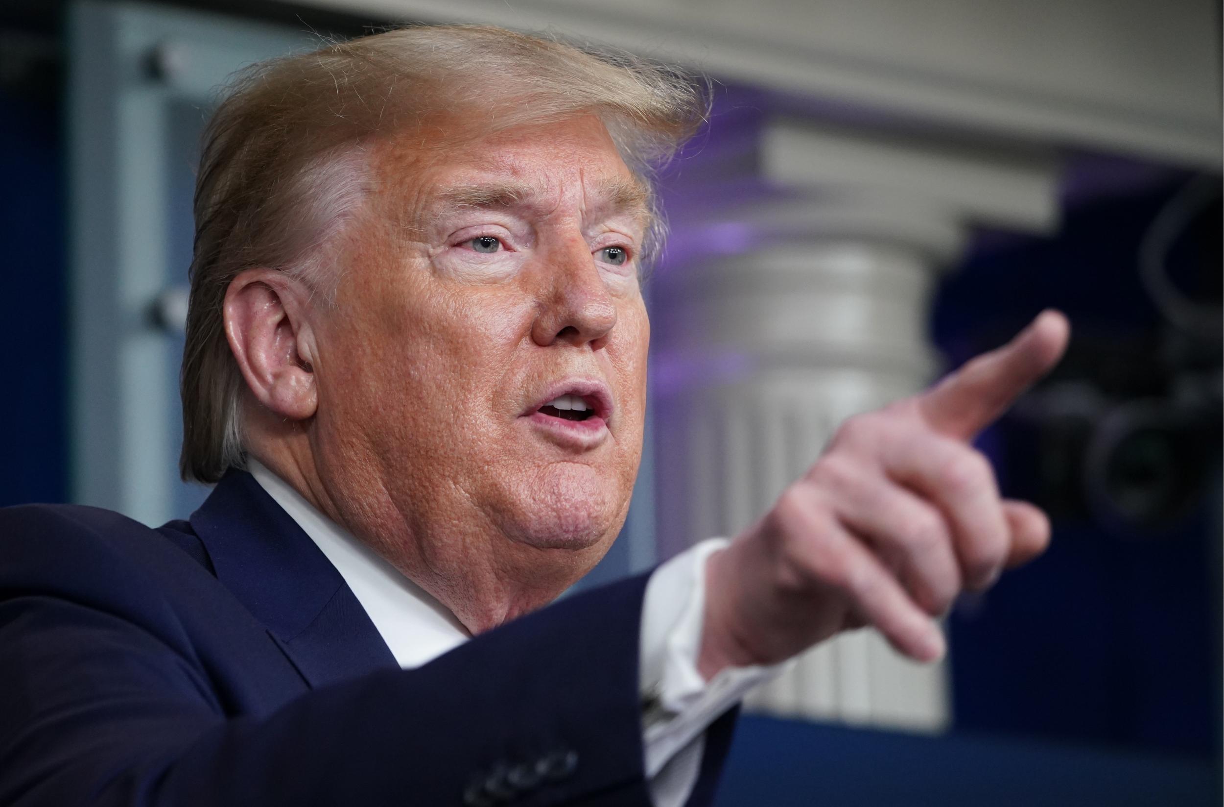 Trump has been quick to point the finger at Beijing for the coronavirus crisis