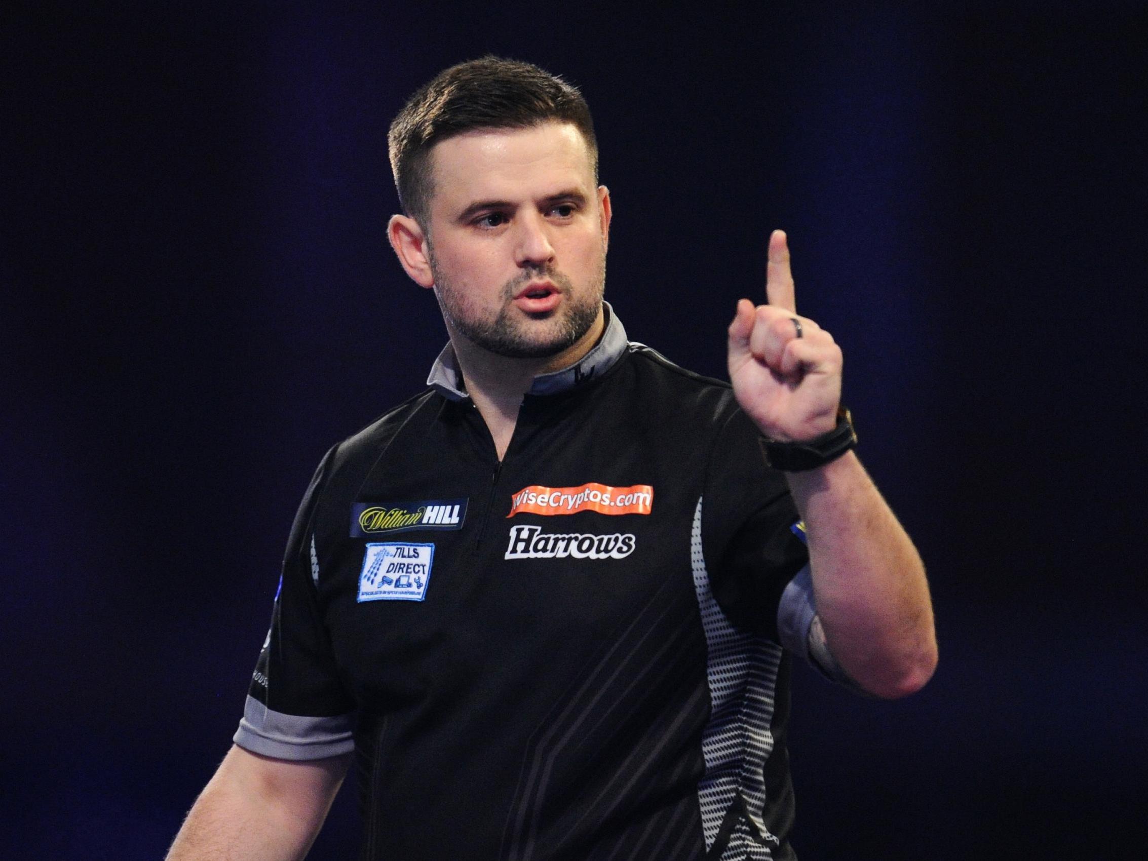 Luke Woodhouse upset world No 3 Gerwyn Price