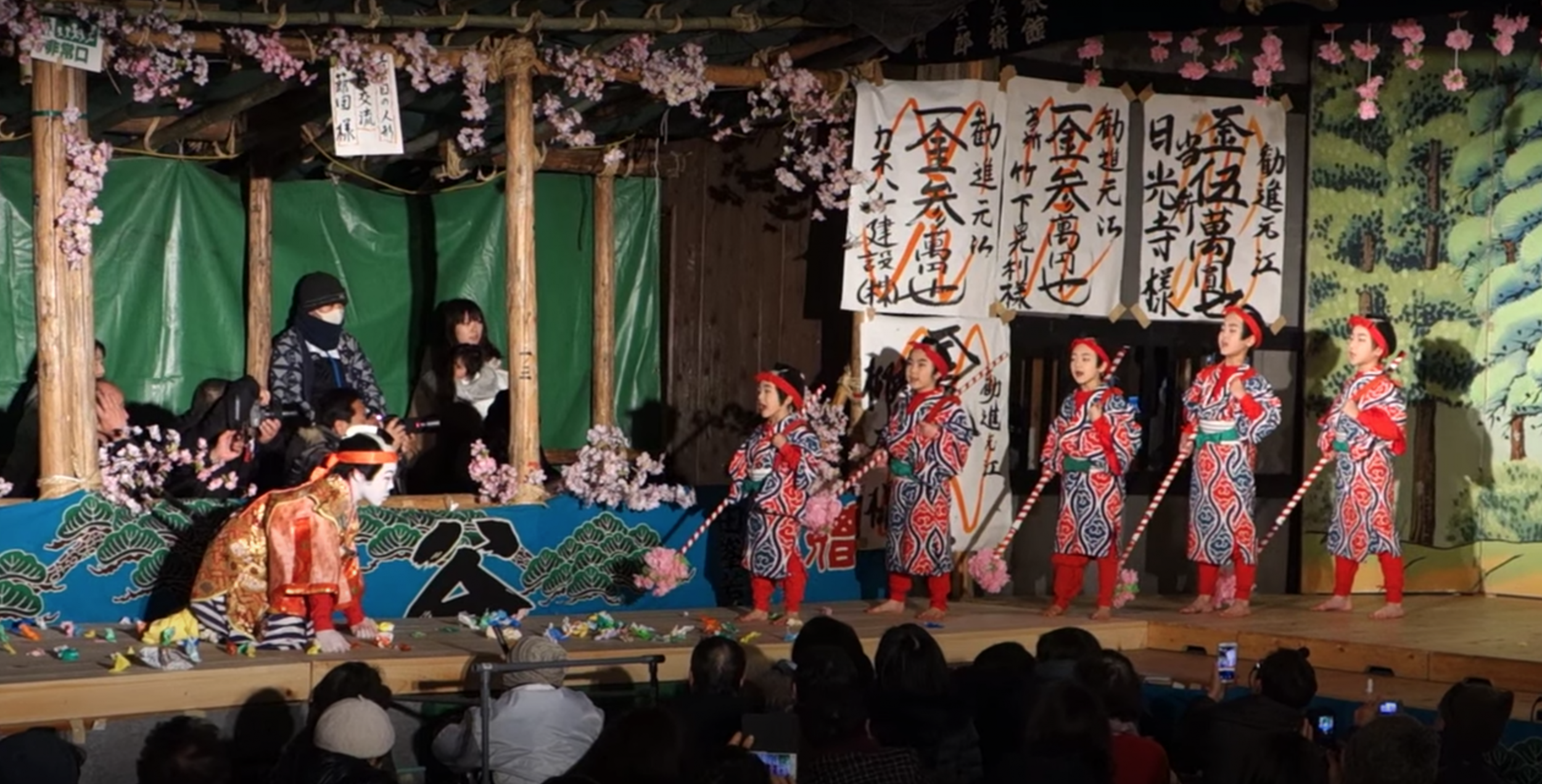 The six- to- 12-year-olds of Damine performing at their finale of their 2016 Kabuki festival
