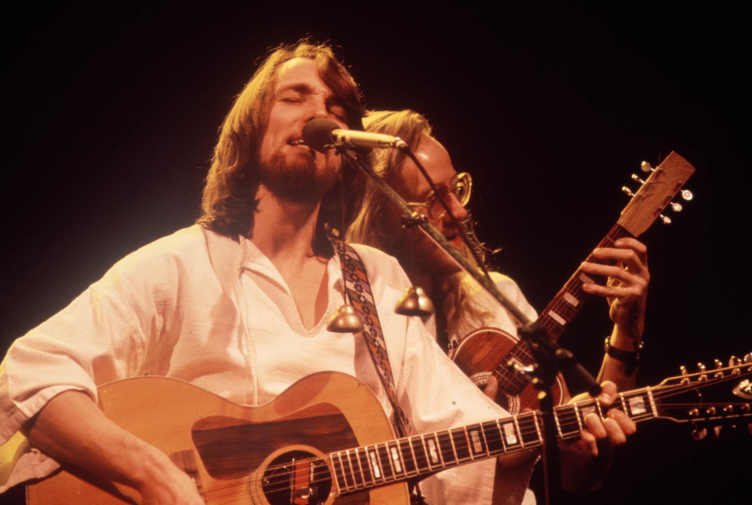 Supertramp’s Roger Hodgson and John Helliwell performing in Paris in 1979, the year ‘Breakfast in America’ was released