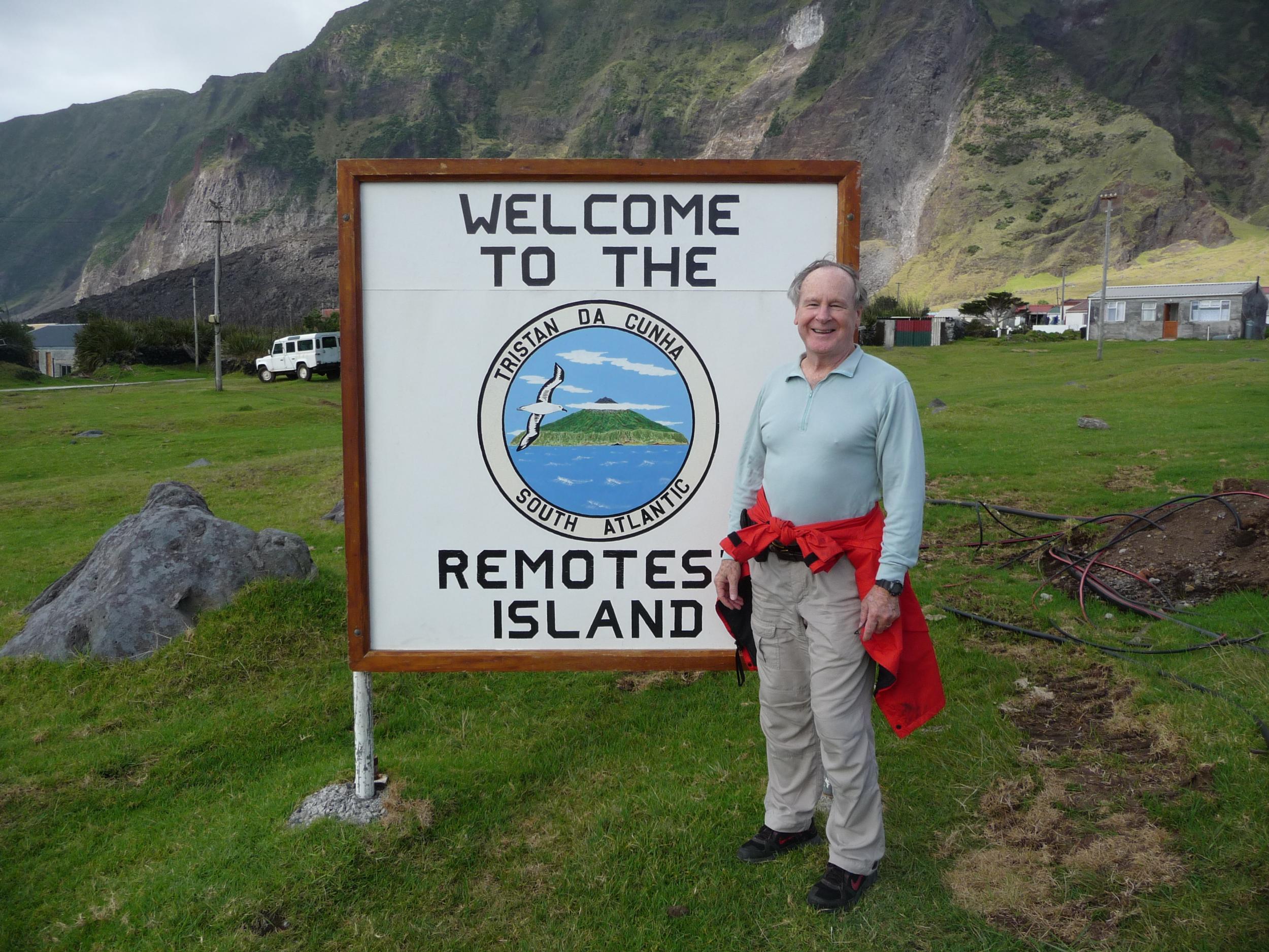 Wheeler on the South Atlantic island of Tristan da Cunha