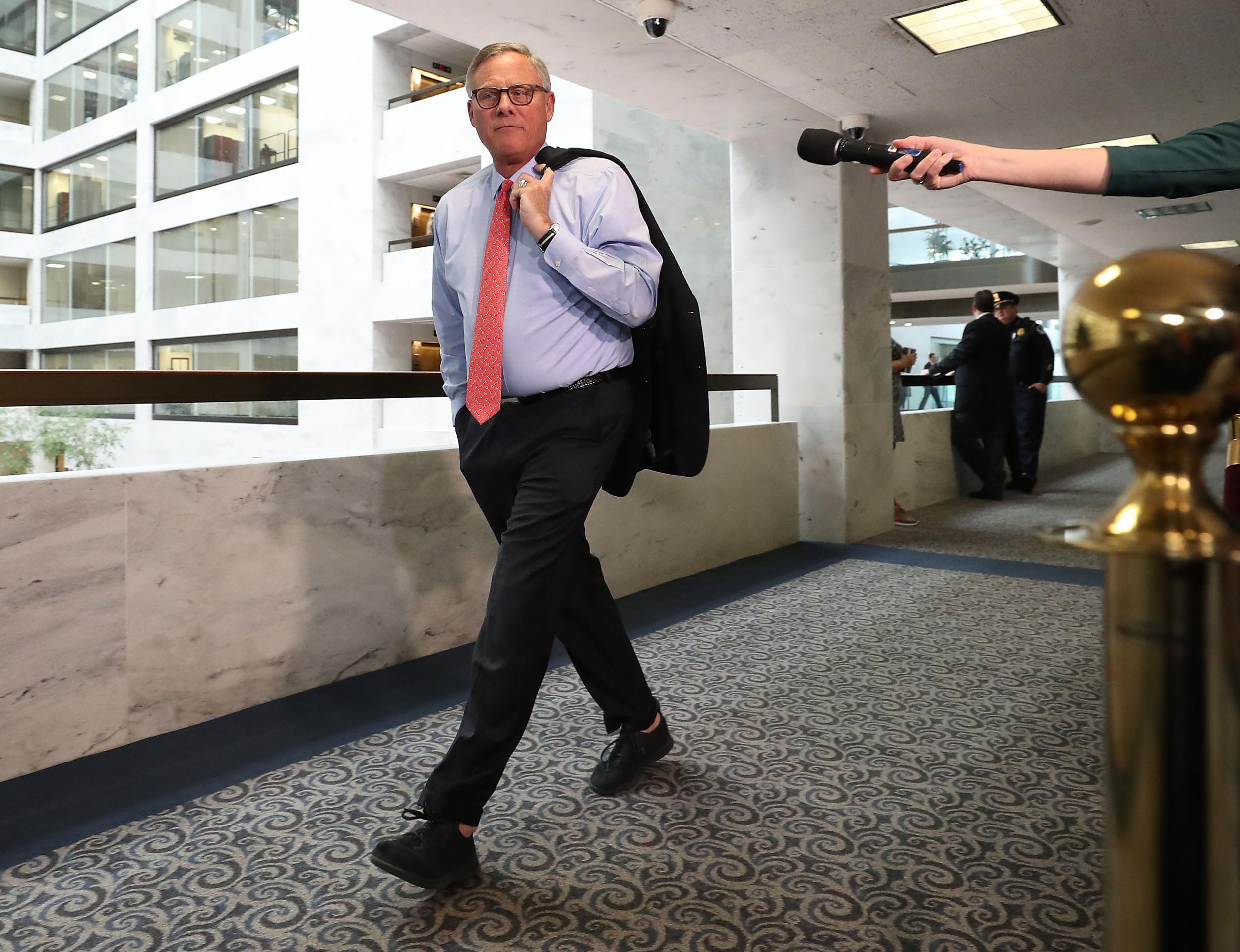 Senator Richard Burr, R-N.C., will step down from his chairmanship of the intelligence committee amid a federal investigation into his stock sales during the coronavirus crisis. (Photo by Mark Wilson/Getty Images)