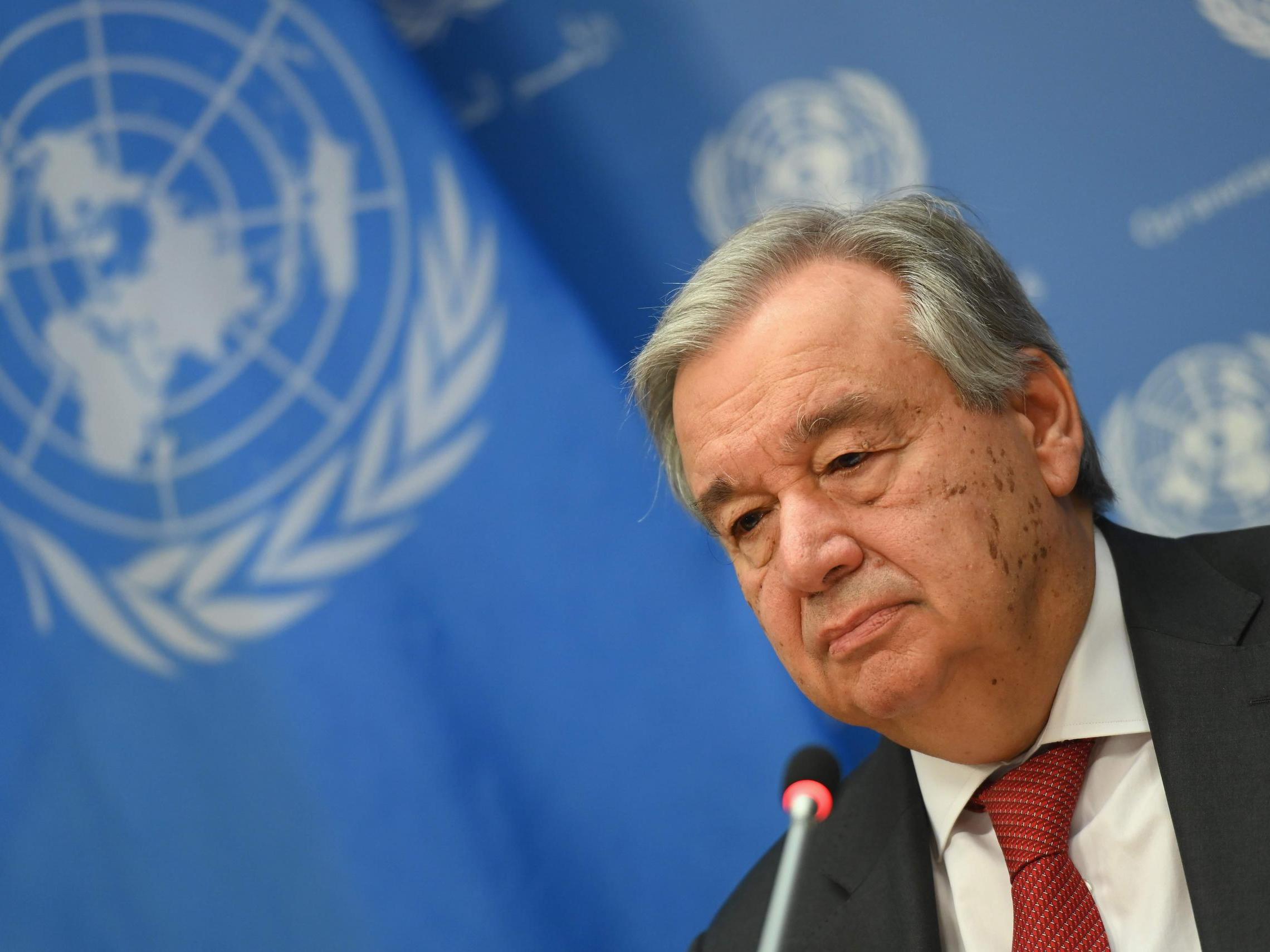 UN secretary-general Antonio Guterres said governments must consider climate change as part of post-coronavirus recovery efforts